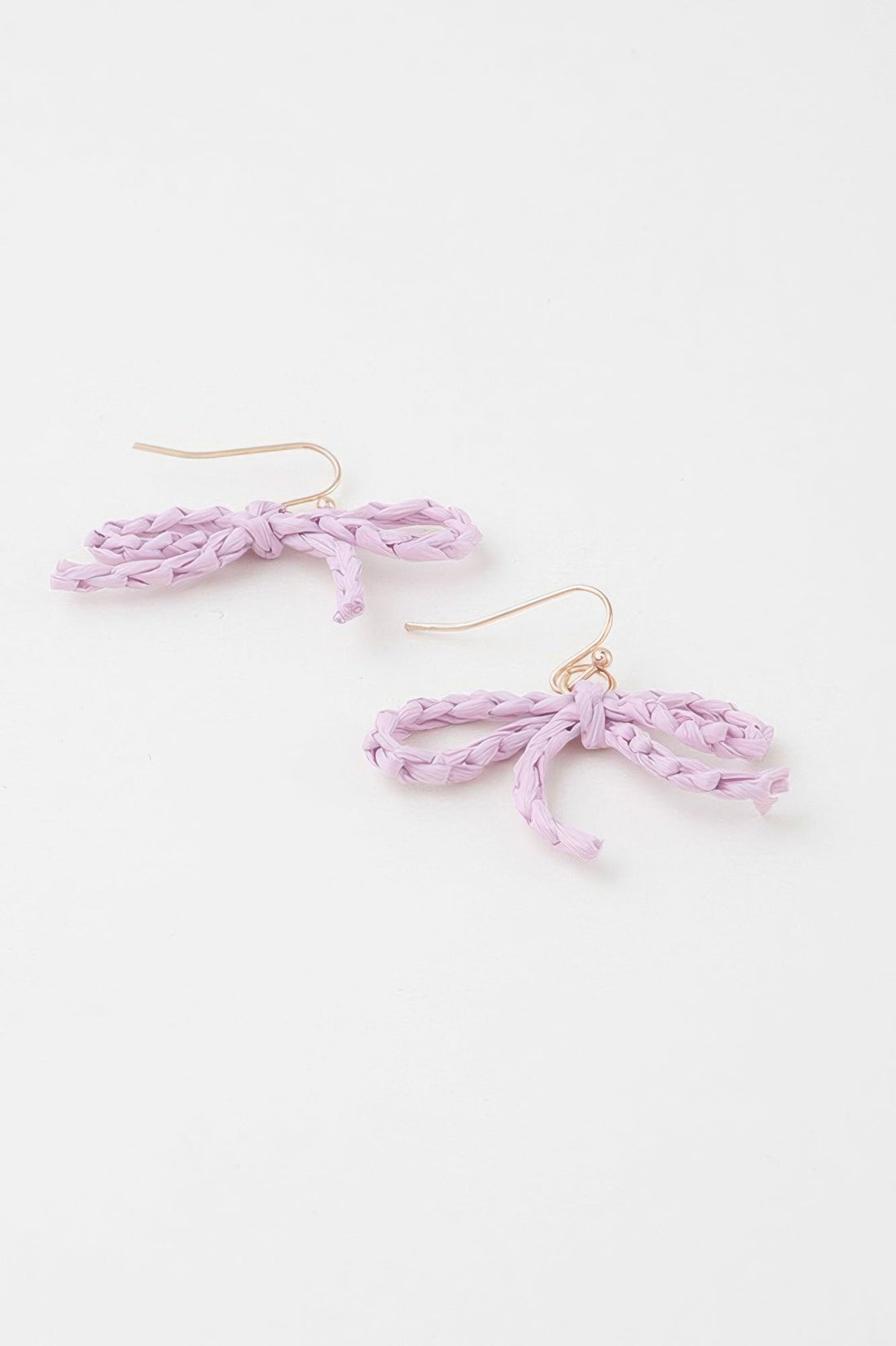 Braided Ribbon Stud Earrings
