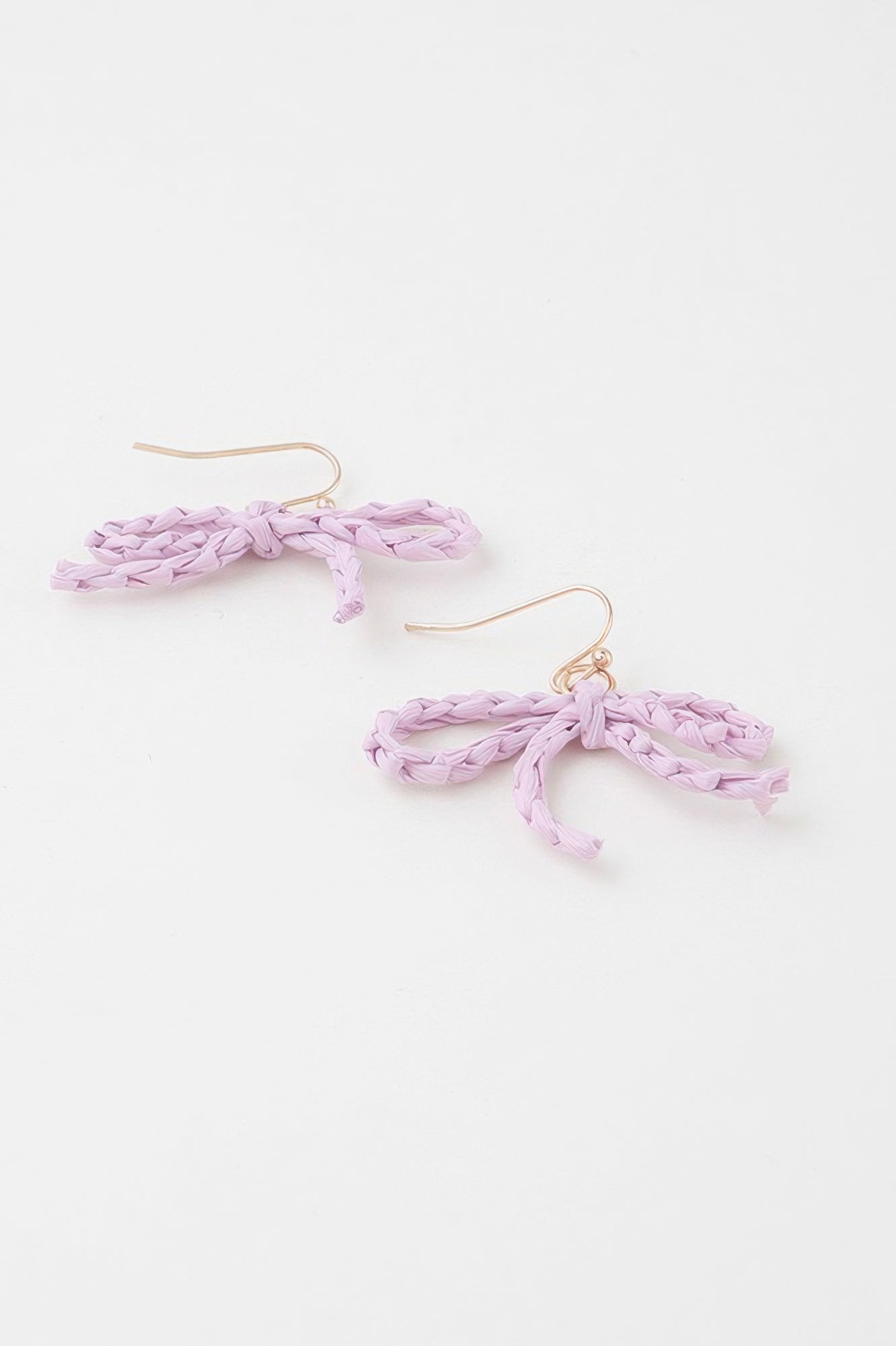 Braided Ribbon Stud Earrings