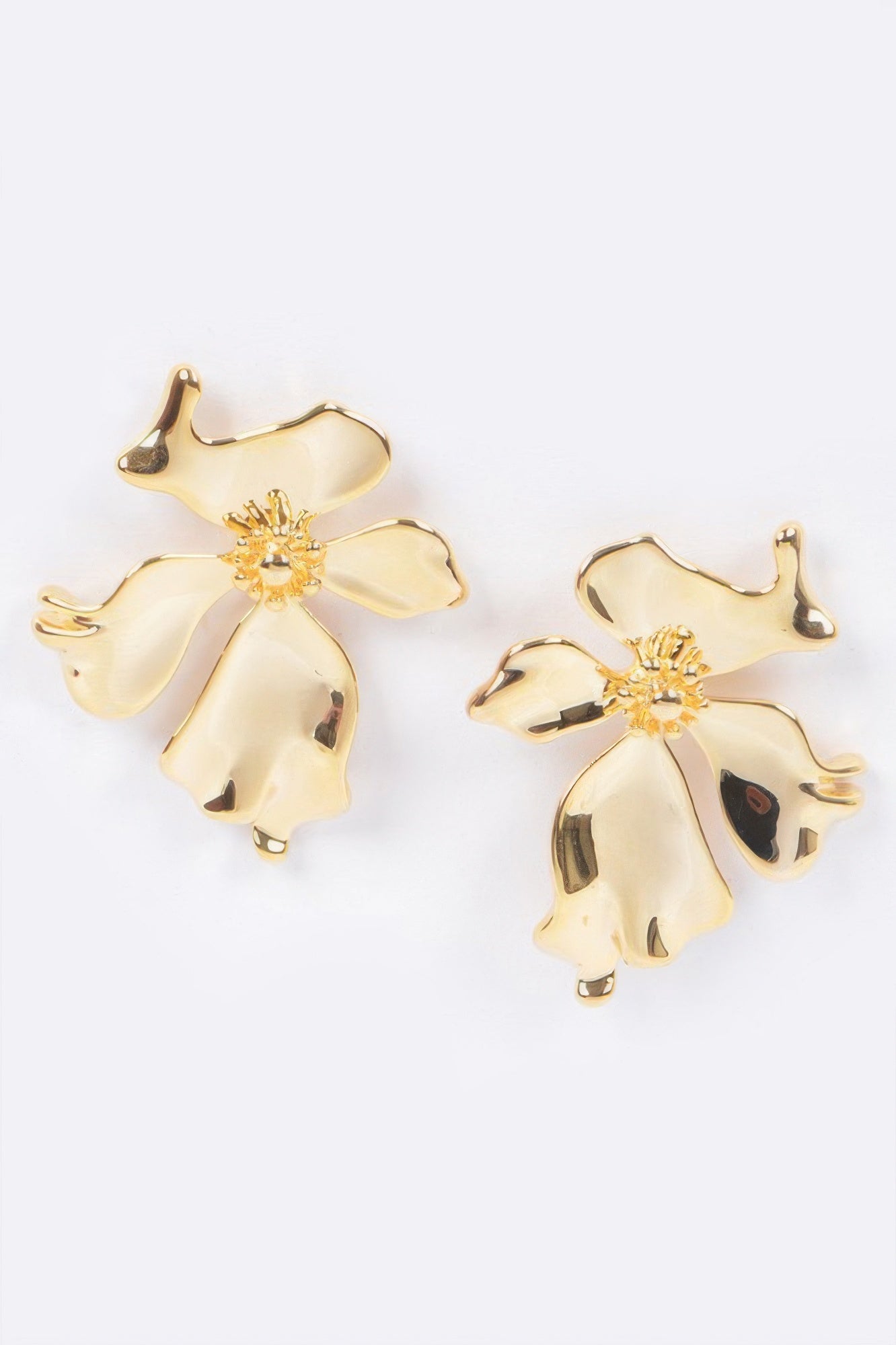 Metal Flower Earring