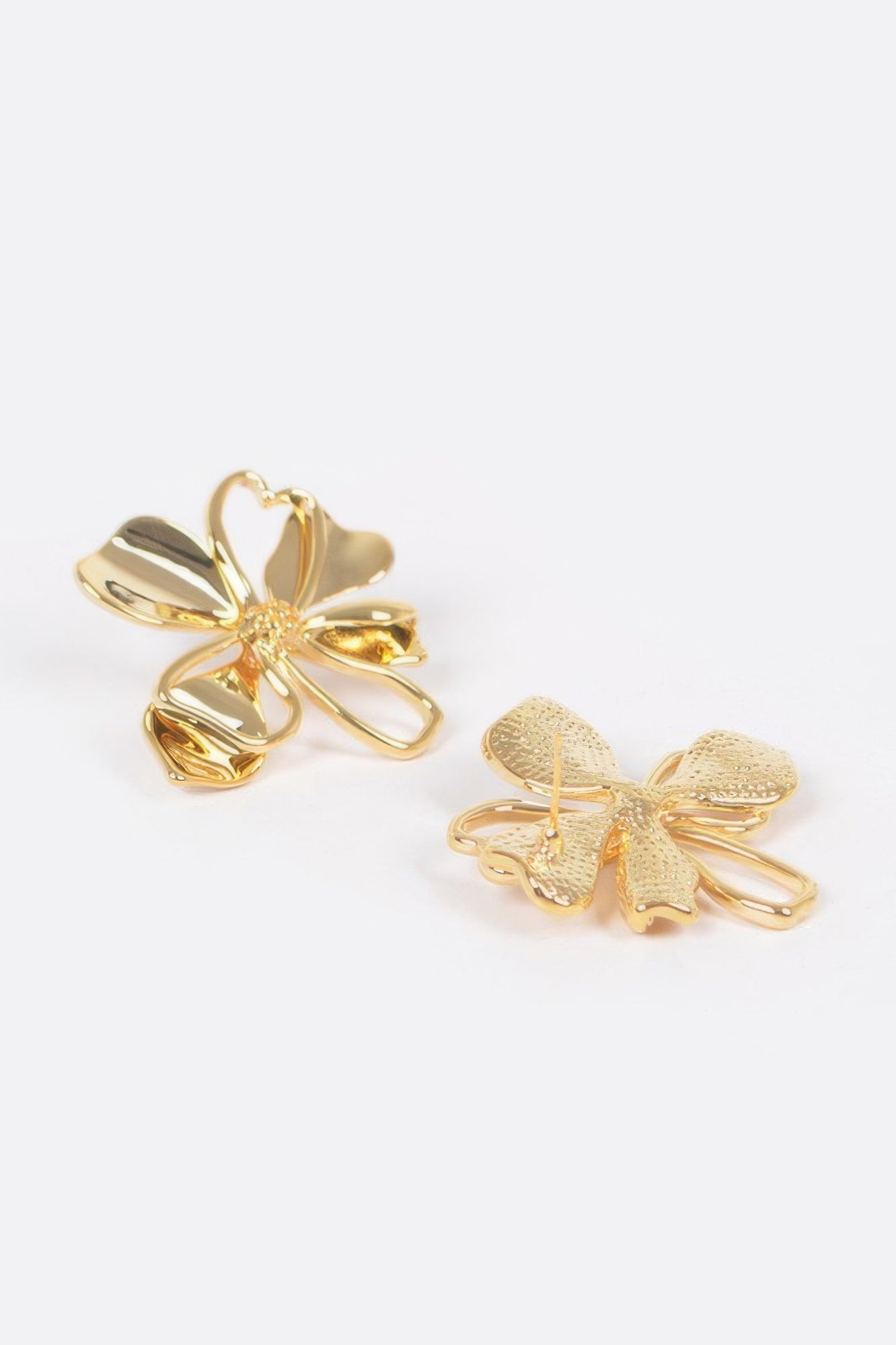 Metal Flower Earring