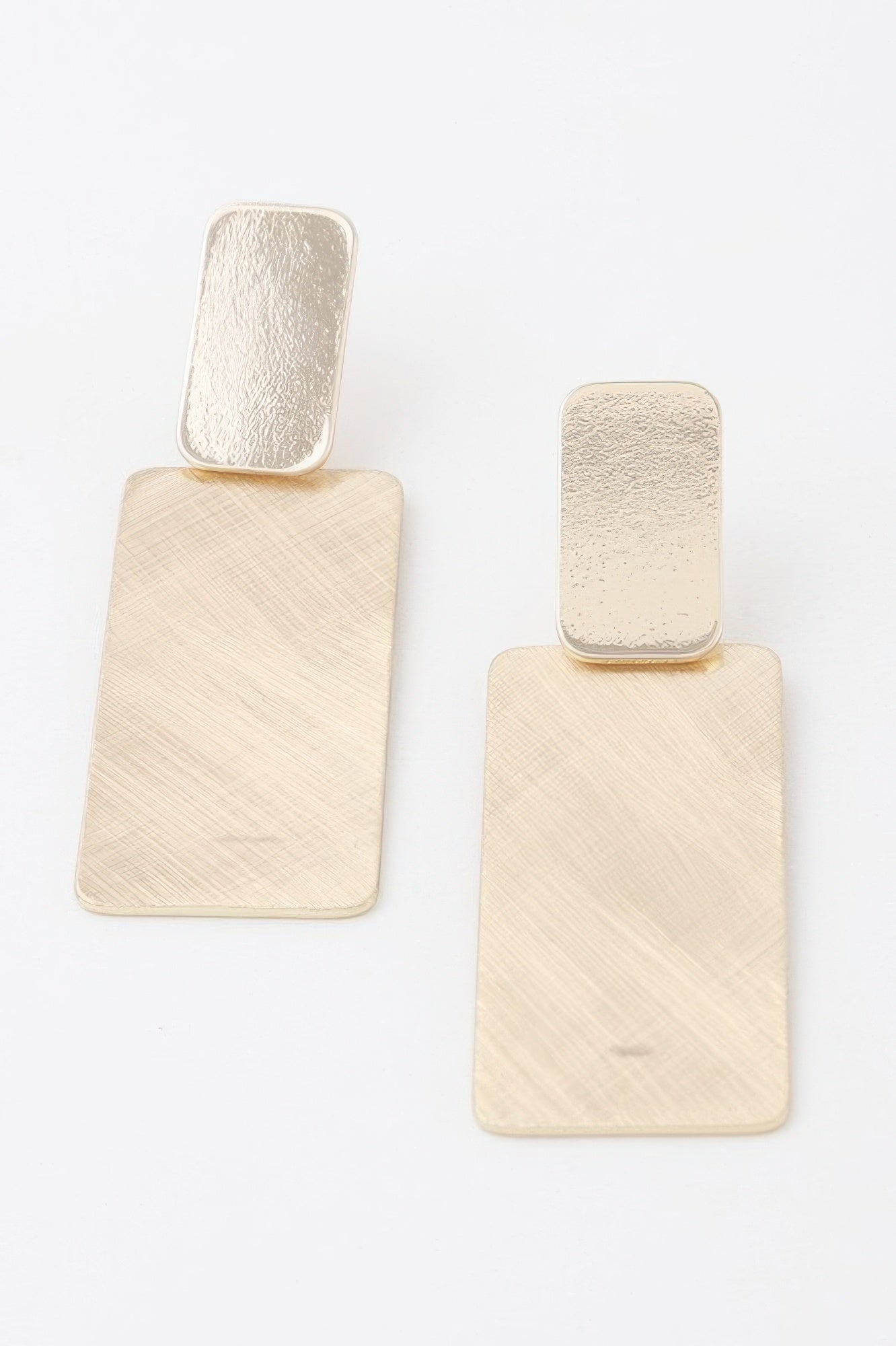 Abstract Bar Drop Earrings