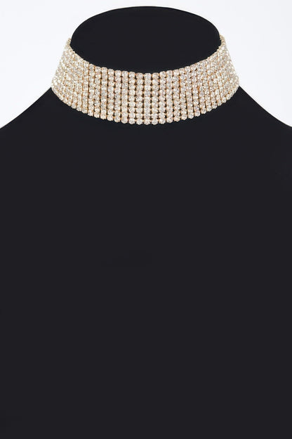 Sparkle Rhinestone Choker Necklace