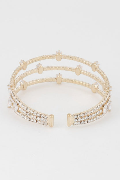 Cubic Rhinestone Bracelets