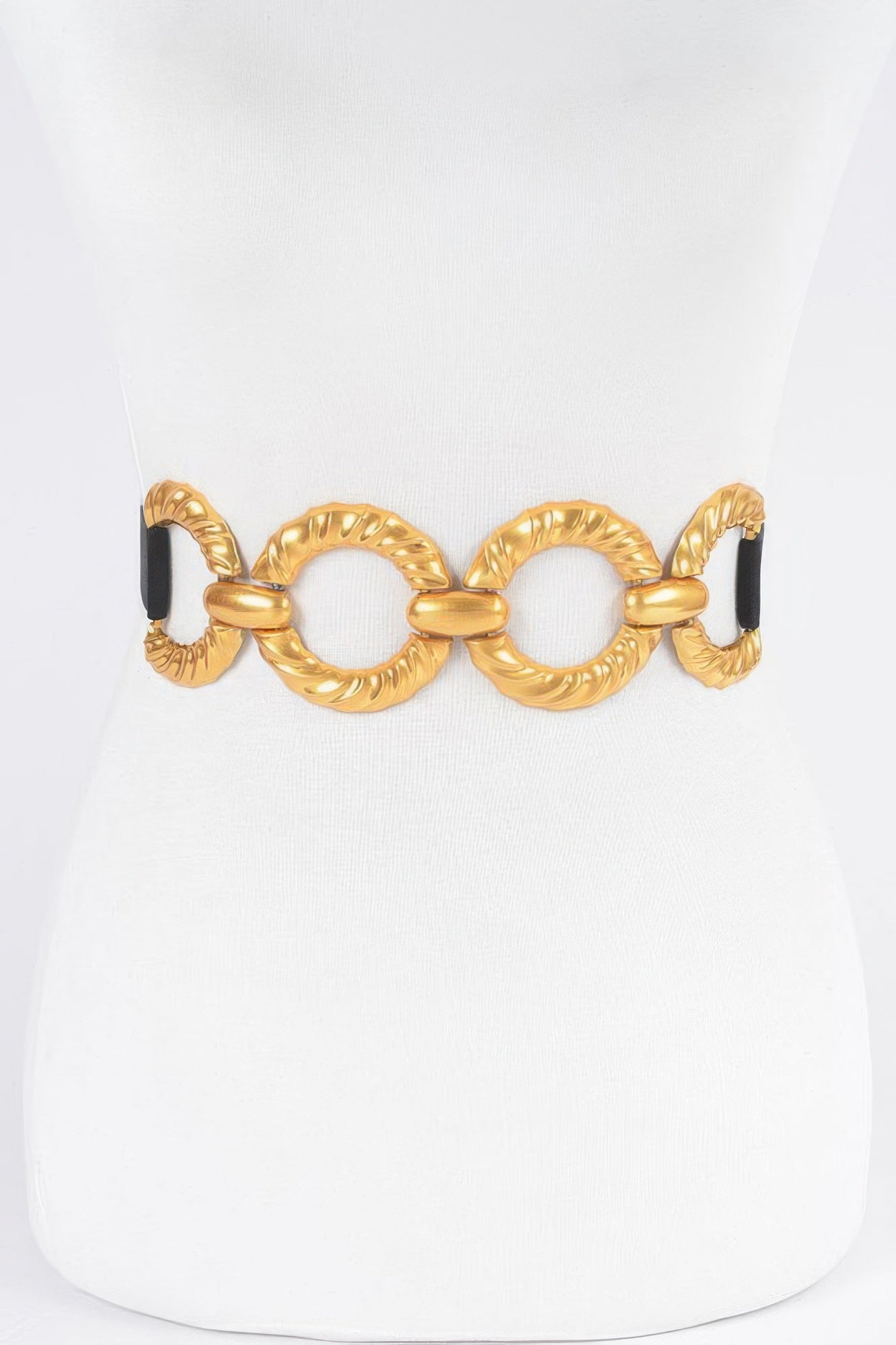 Multi Metal Buckle Elastic Belt