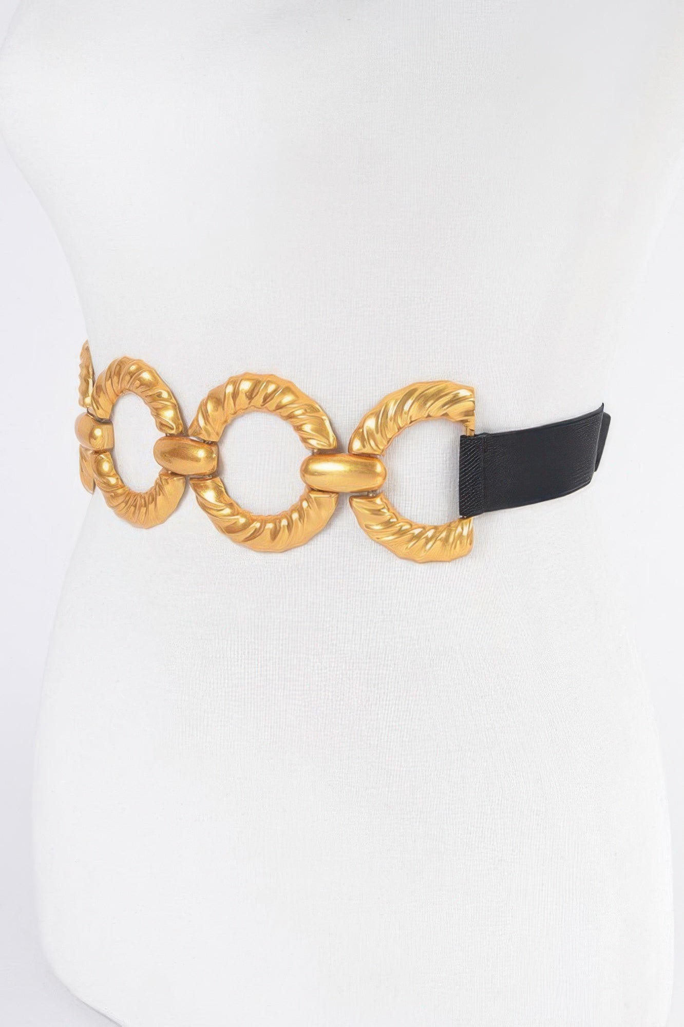 Multi Metal Buckle Elastic Belt