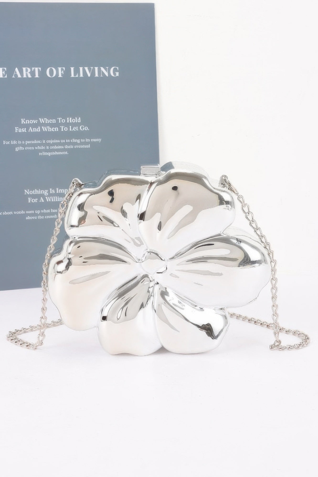 Metallic Acrylic Clutch