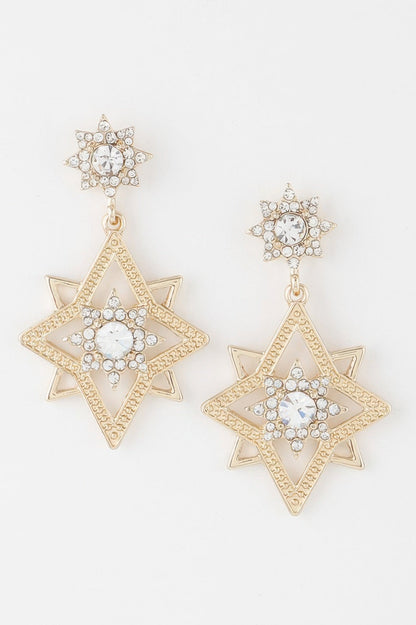 Shining Star Dangle Earrings