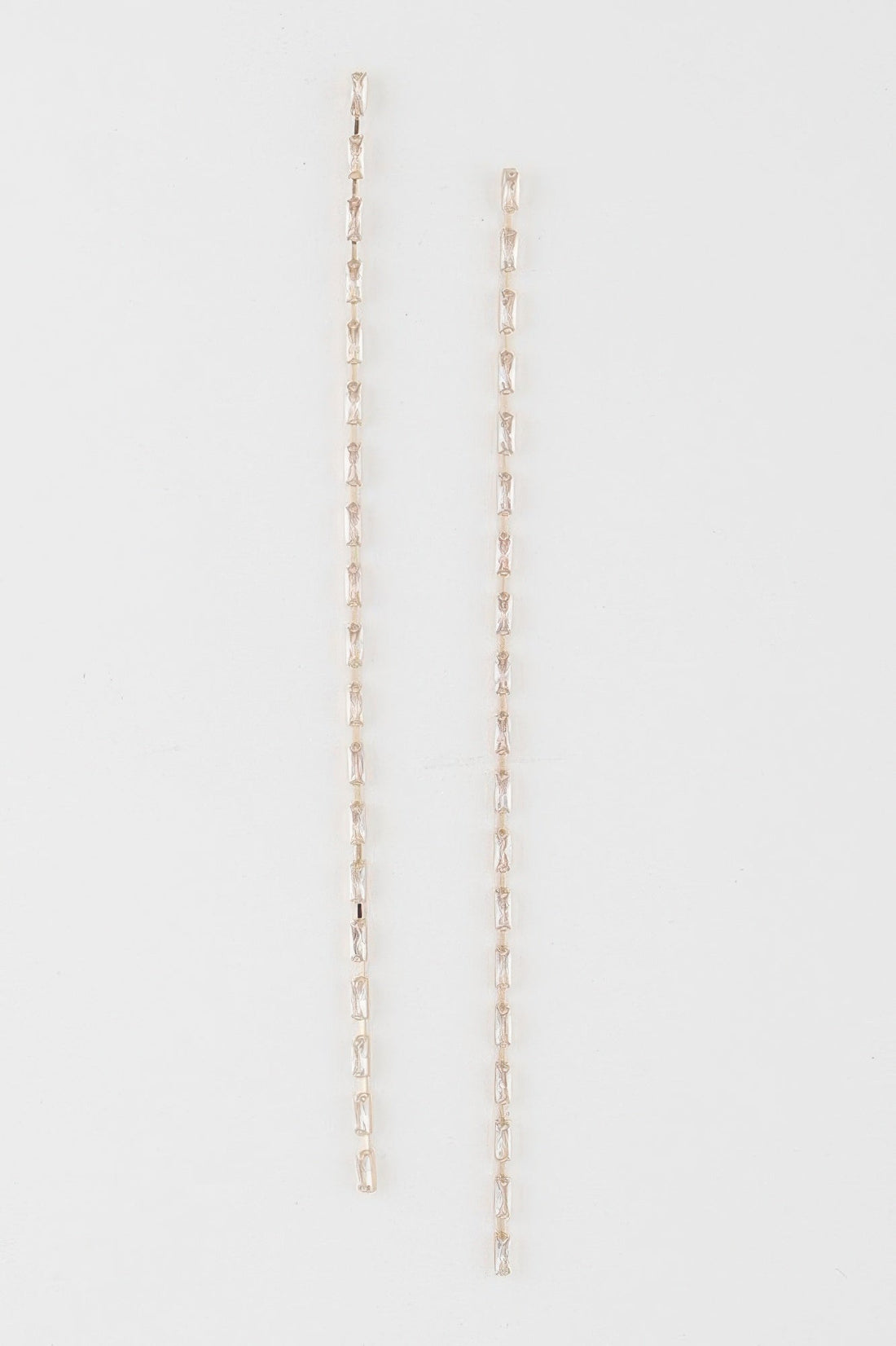 Crystal Bar Drop Earrings