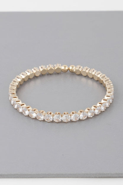 Classic Rhinestone Cuff Bracelet