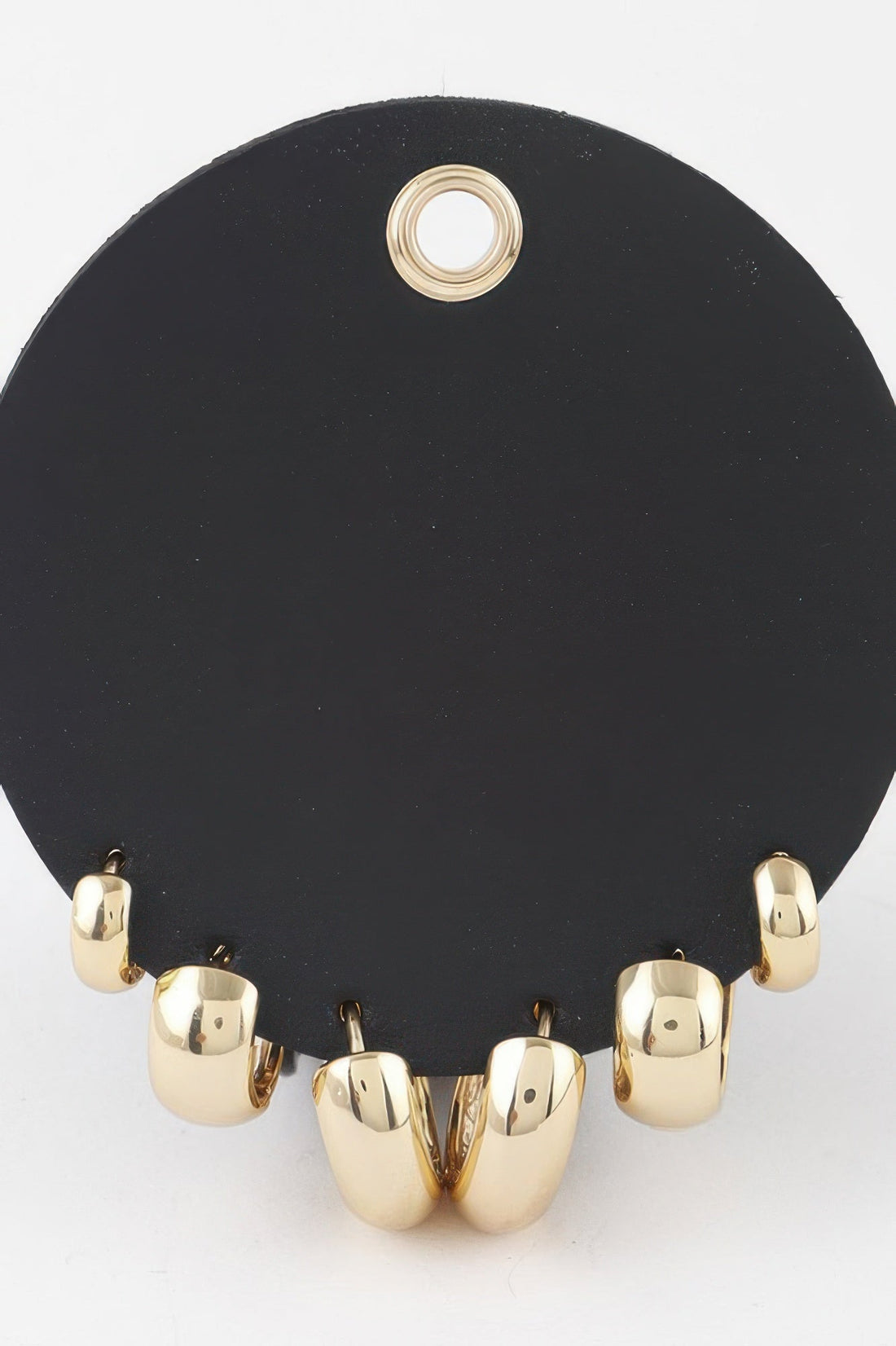 Bulky Hoop Earrings Set