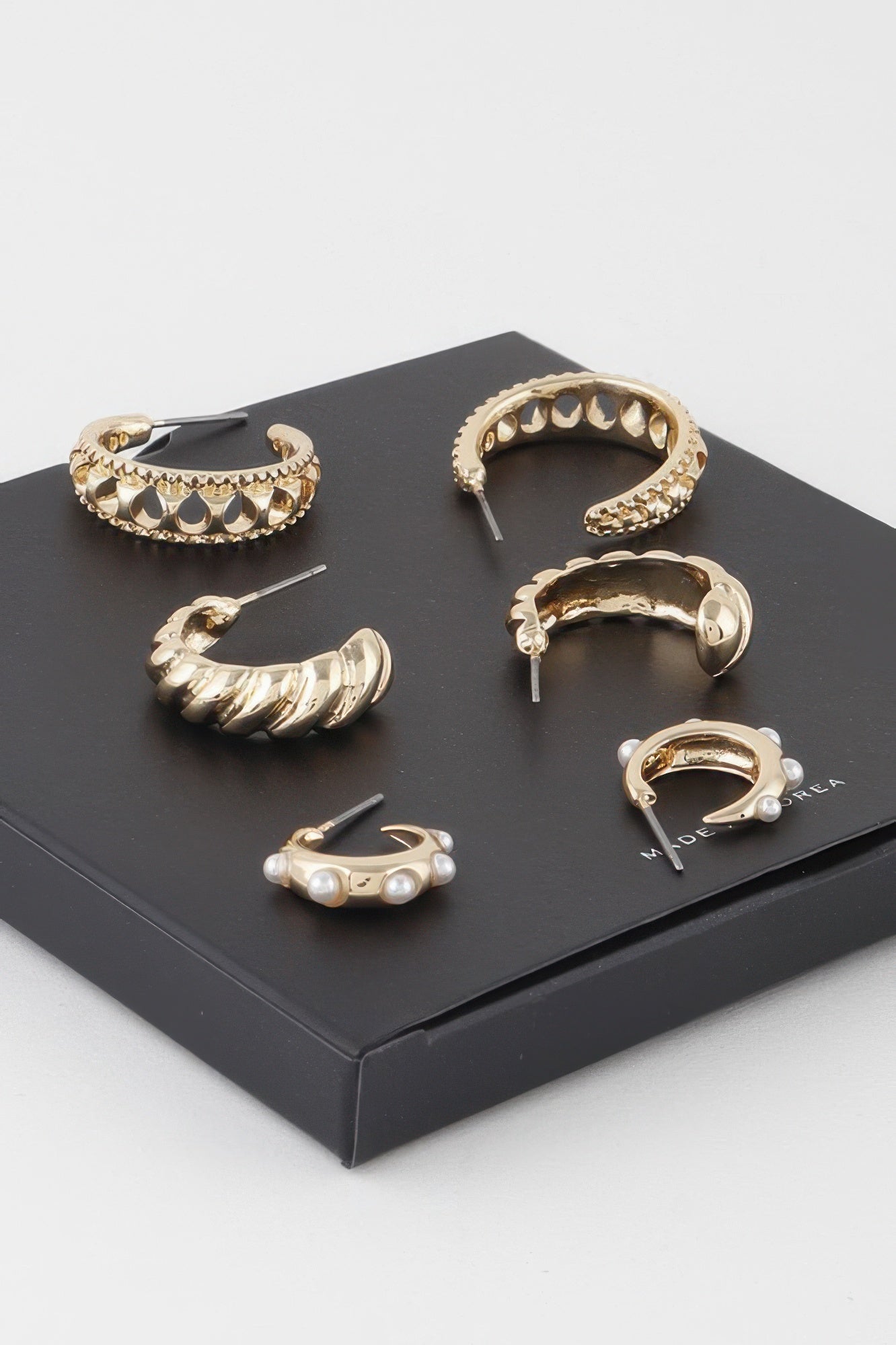 Multi Hoop Earrings Set
