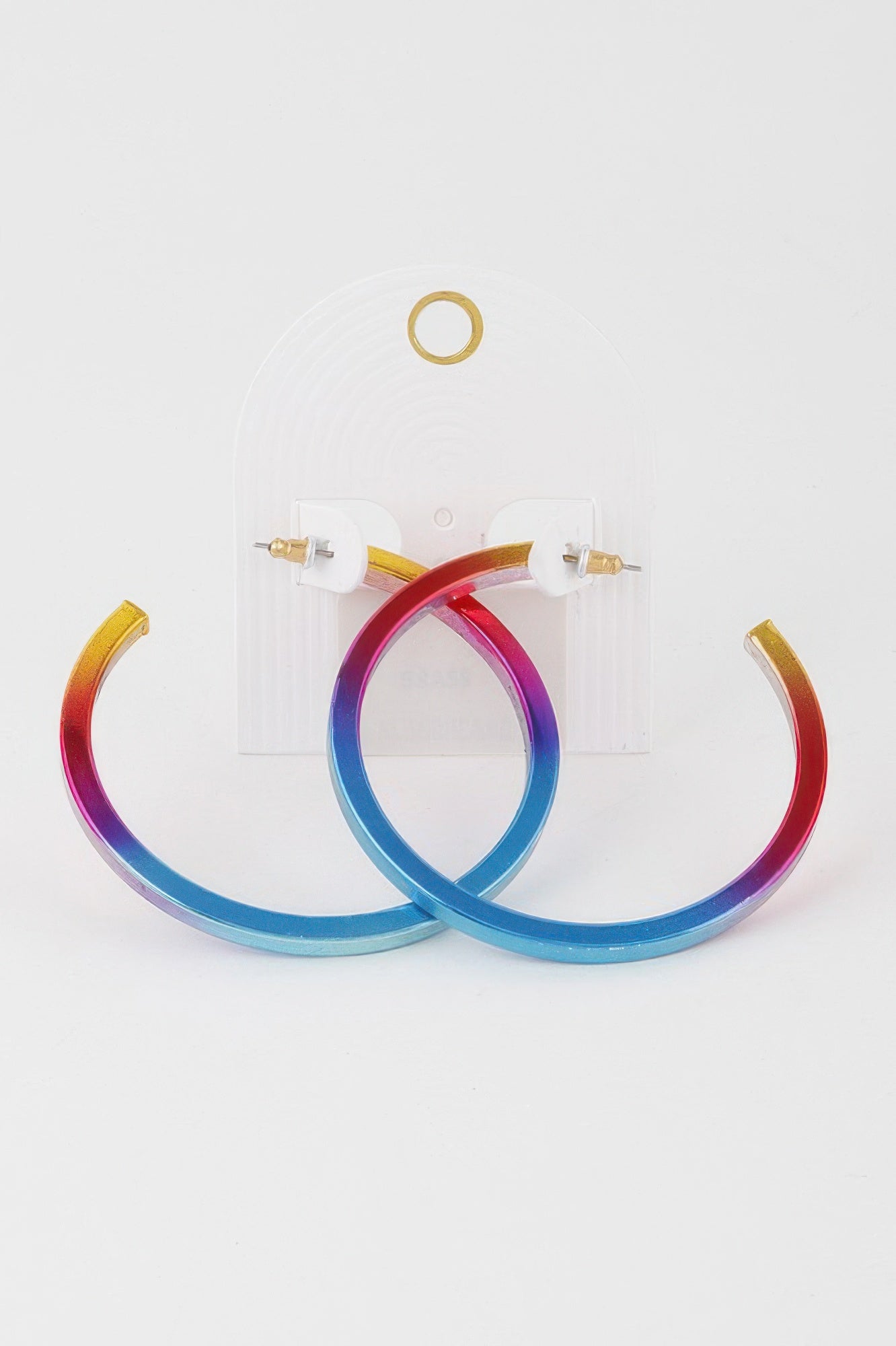 Multi Modern Hoop Earrings