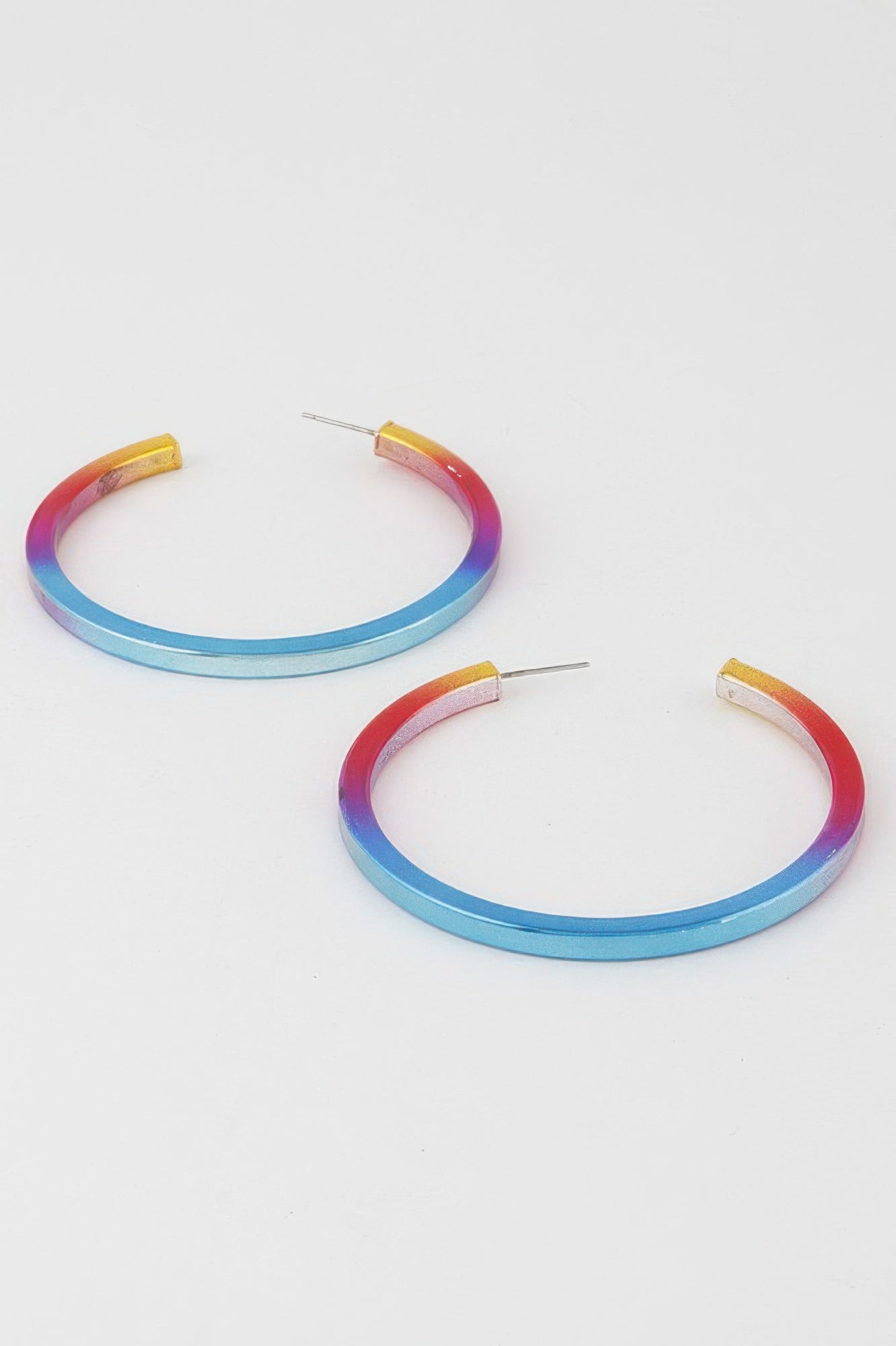Multi Modern Hoop Earrings