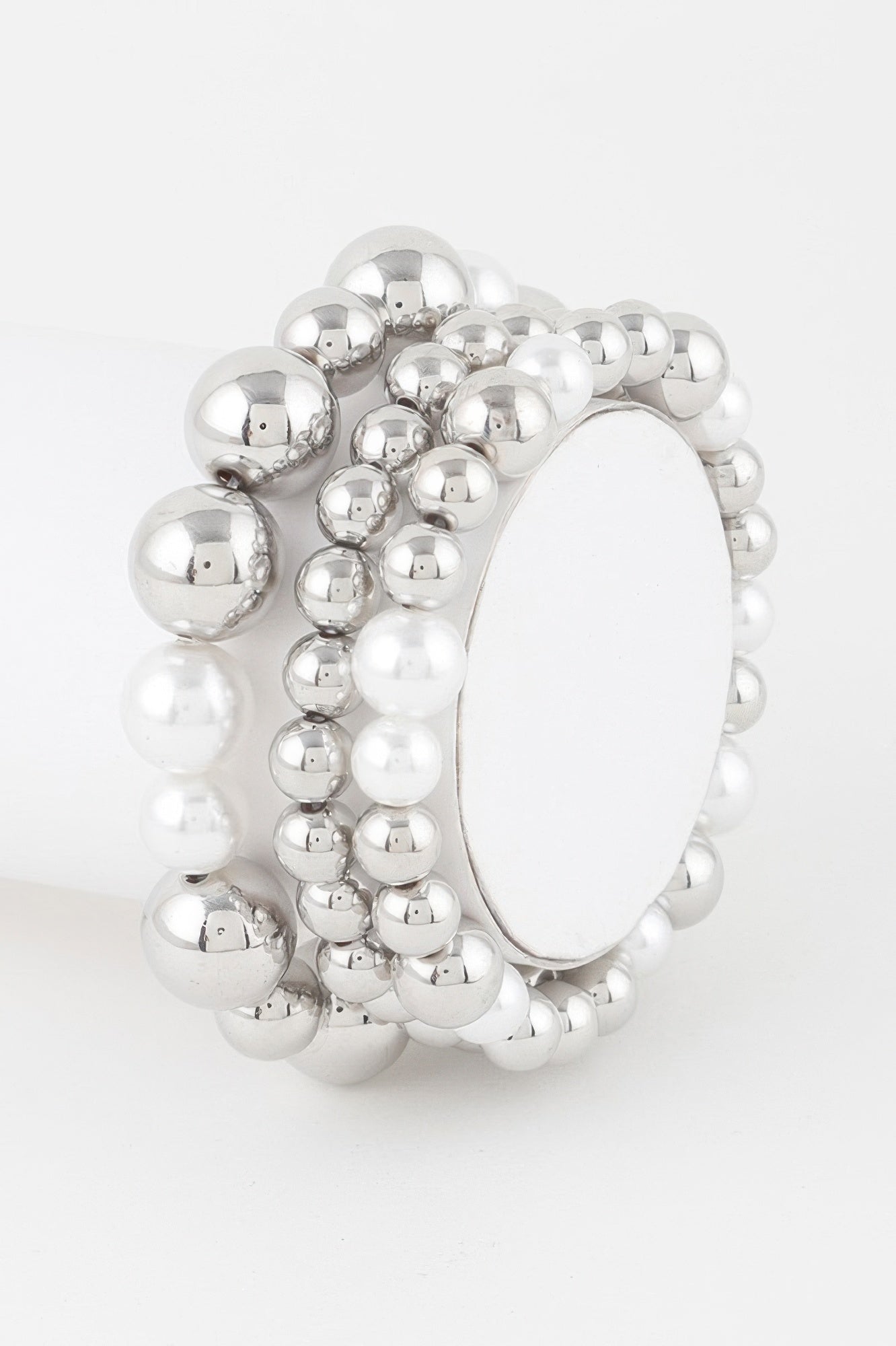 Triple Pearl Beaded Bracelet