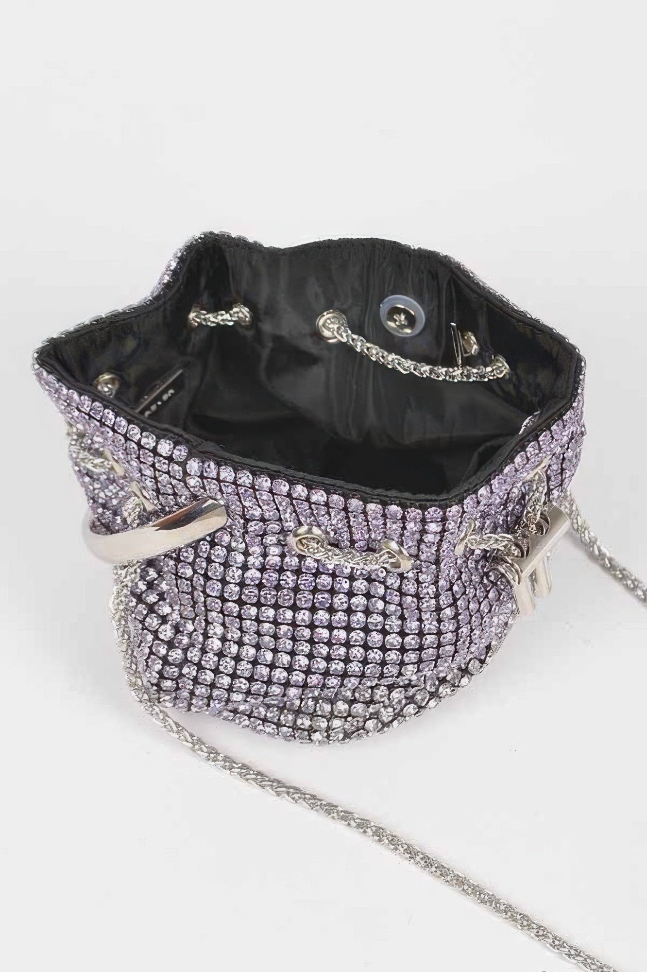 Rhinestone Ombre Bucket Bag