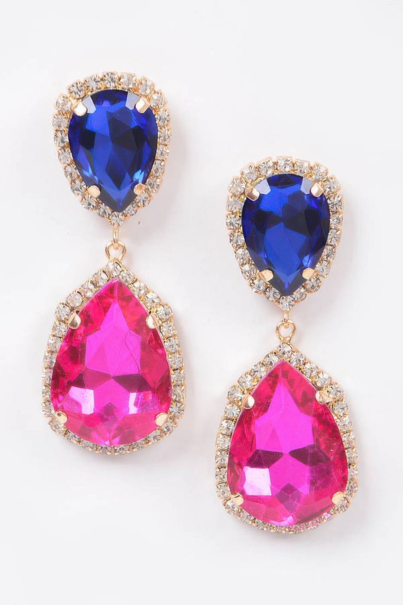 Multi Color Stone Earring