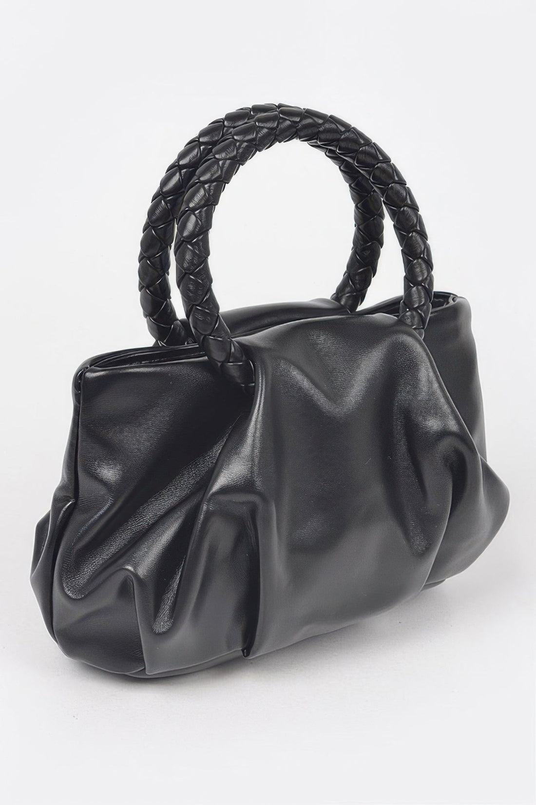 Braided Handle Crossbody Bag