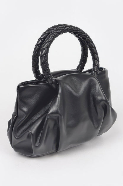 Braided Handle Crossbody Bag