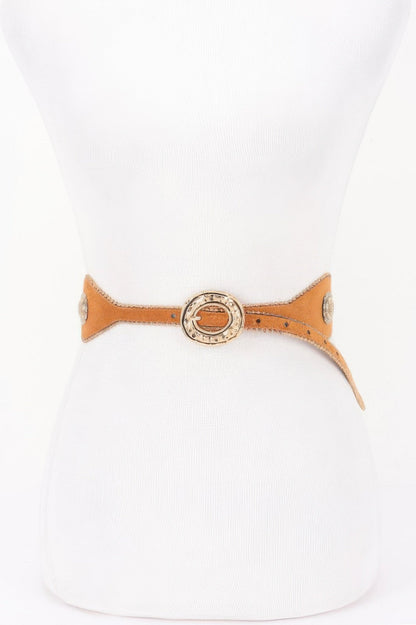 Scalloped Edge Concho Belt
