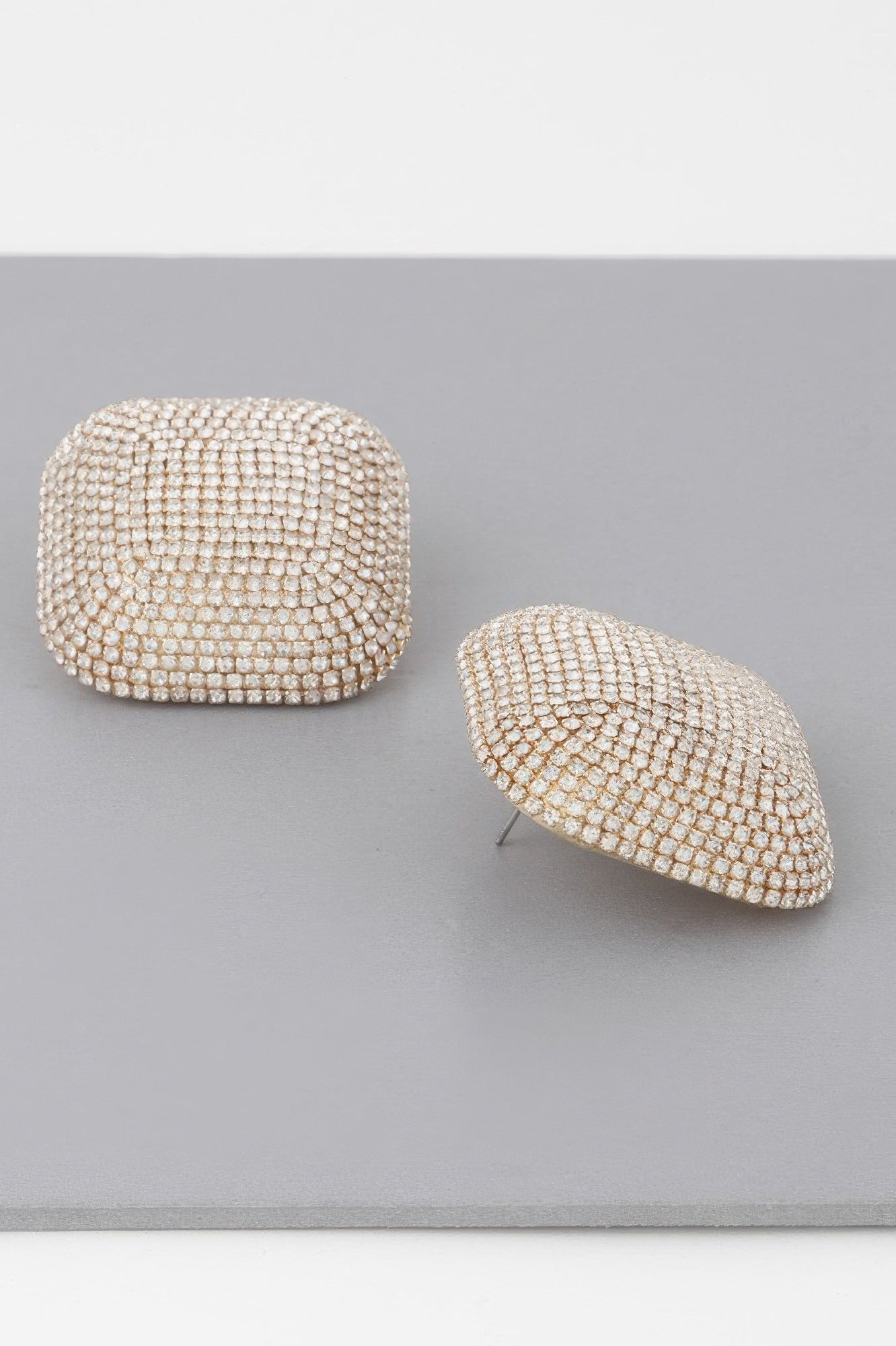 All-over Rhinestone Glitter Earrings