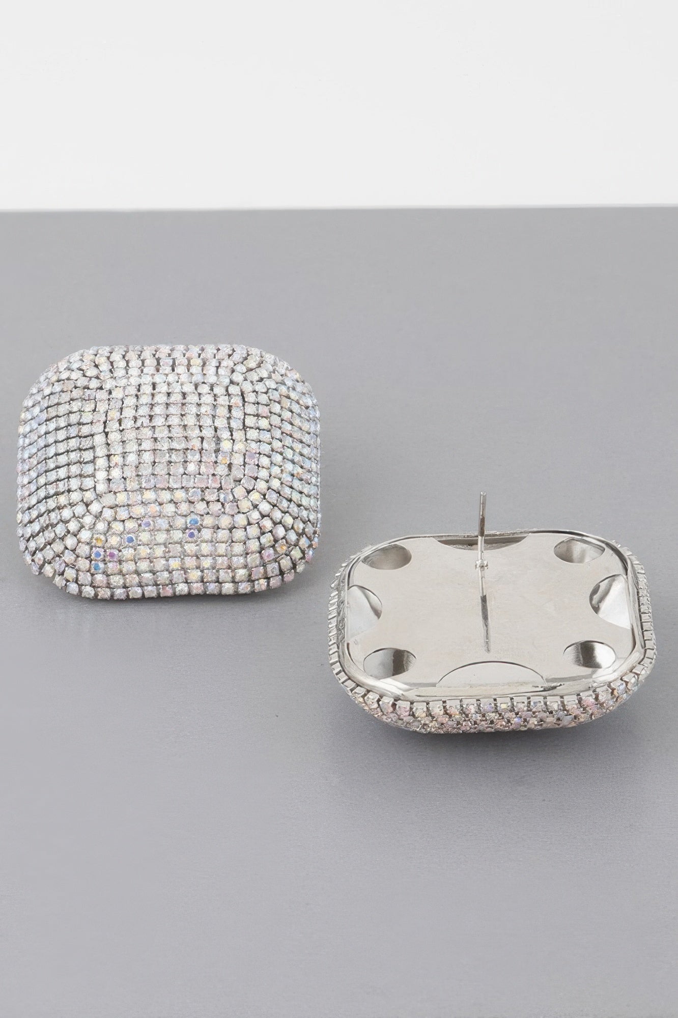 All-over Rhinestone Glitter Earrings