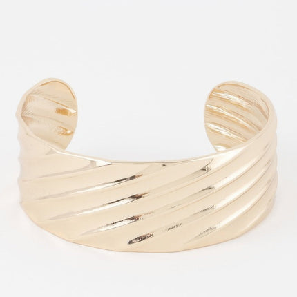 Ridged Cuff Bracelet