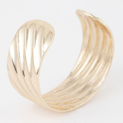 Ridged Cuff Bracelet