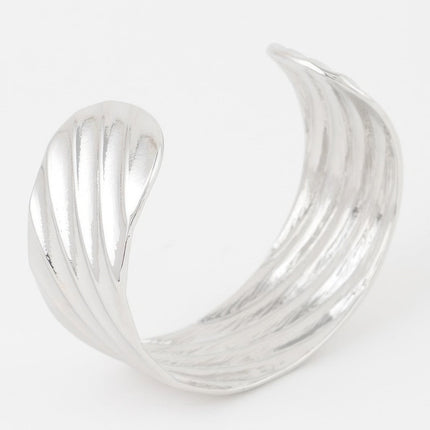 Ridged Cuff Bracelet