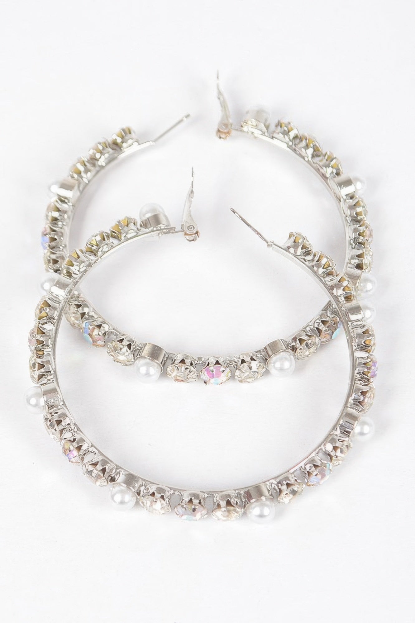 Luxury Stones Hoop Earrings