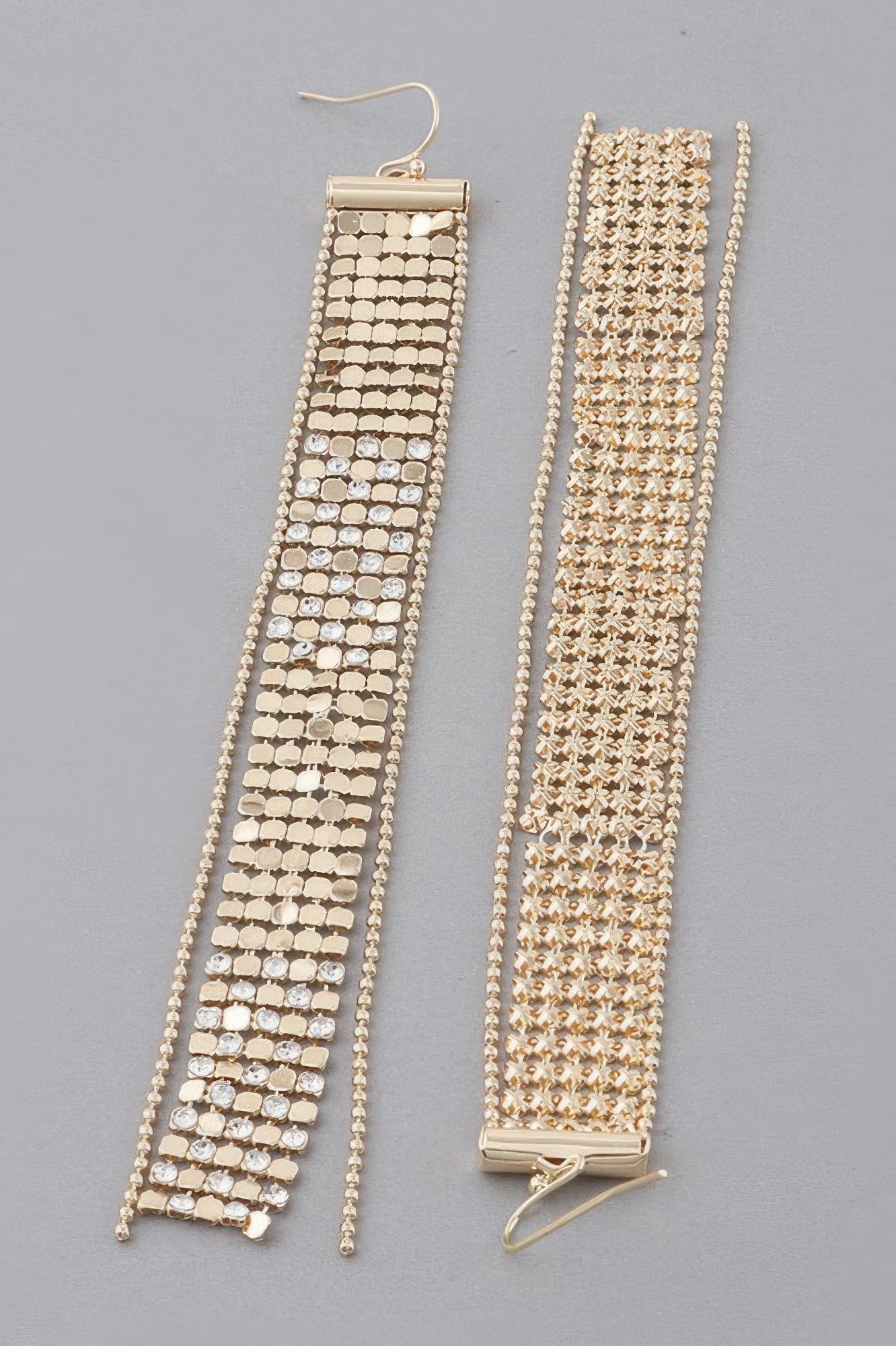 Sequin Jewel Bar Drop Earrings