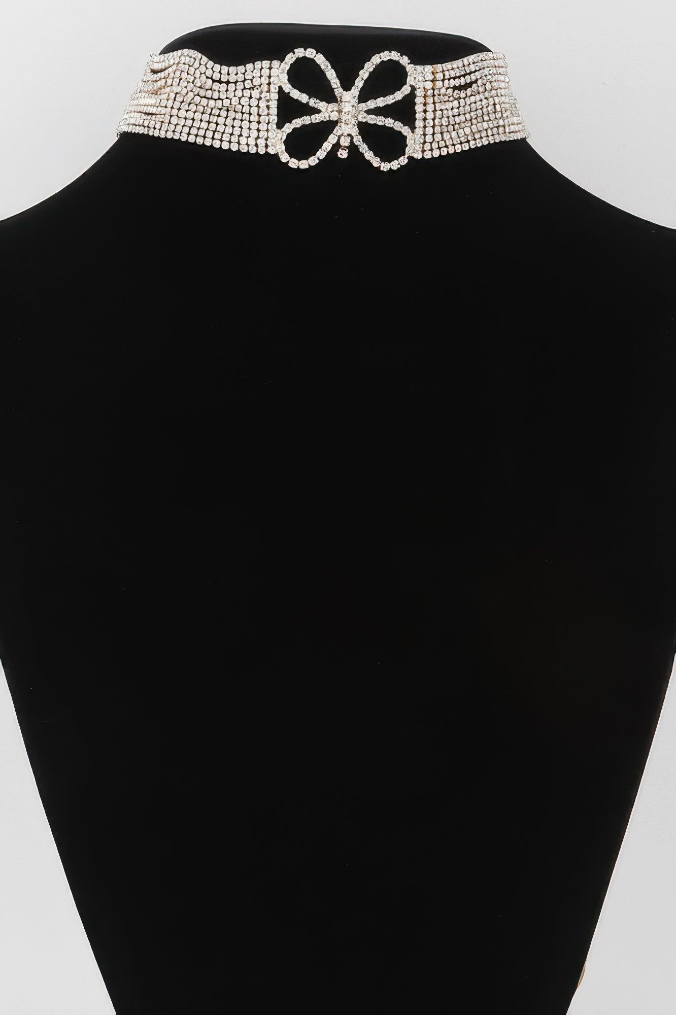Jeweled Butterfly Choker Necklace