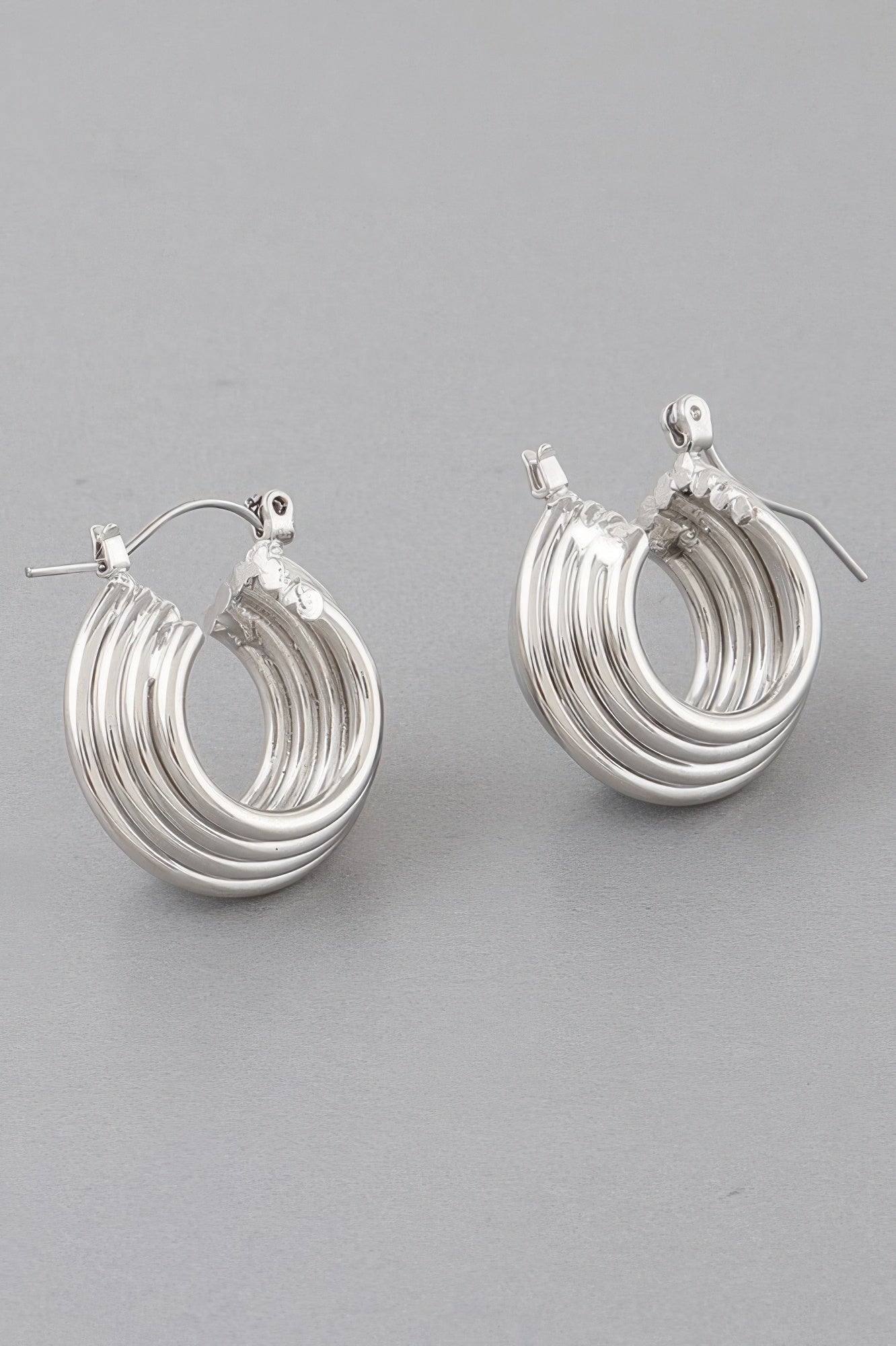 Multi Tube Hoop Earrings