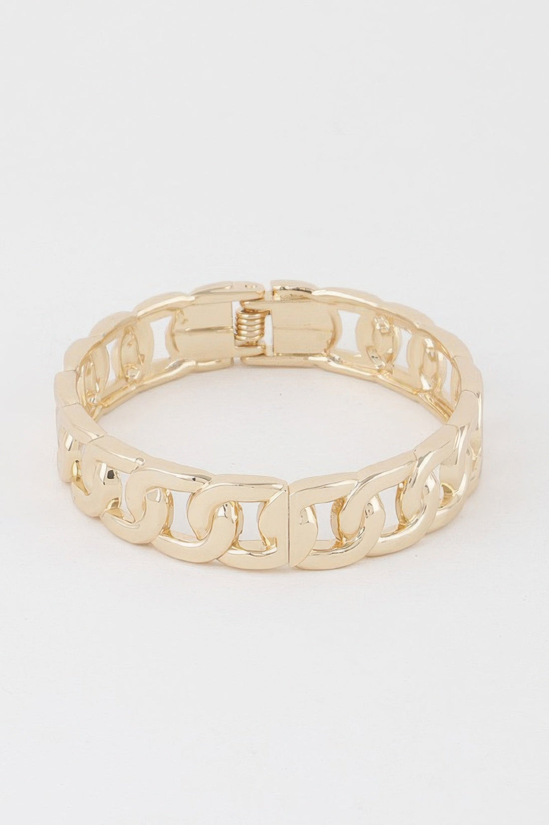 Curb Chain Cuff Bracelet