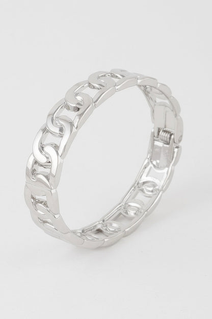 Curb Chain Cuff Bracelet