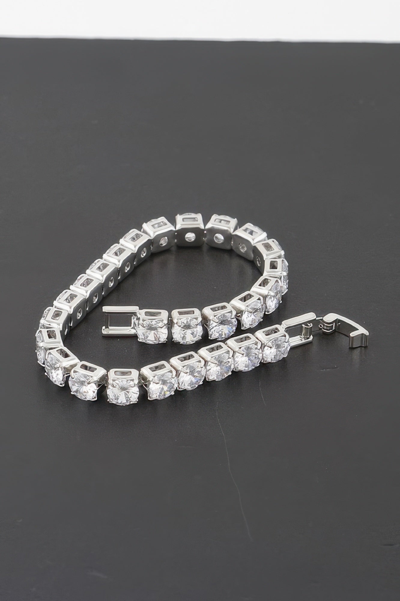 Jeweled Rhinestone Clasp Bracelet