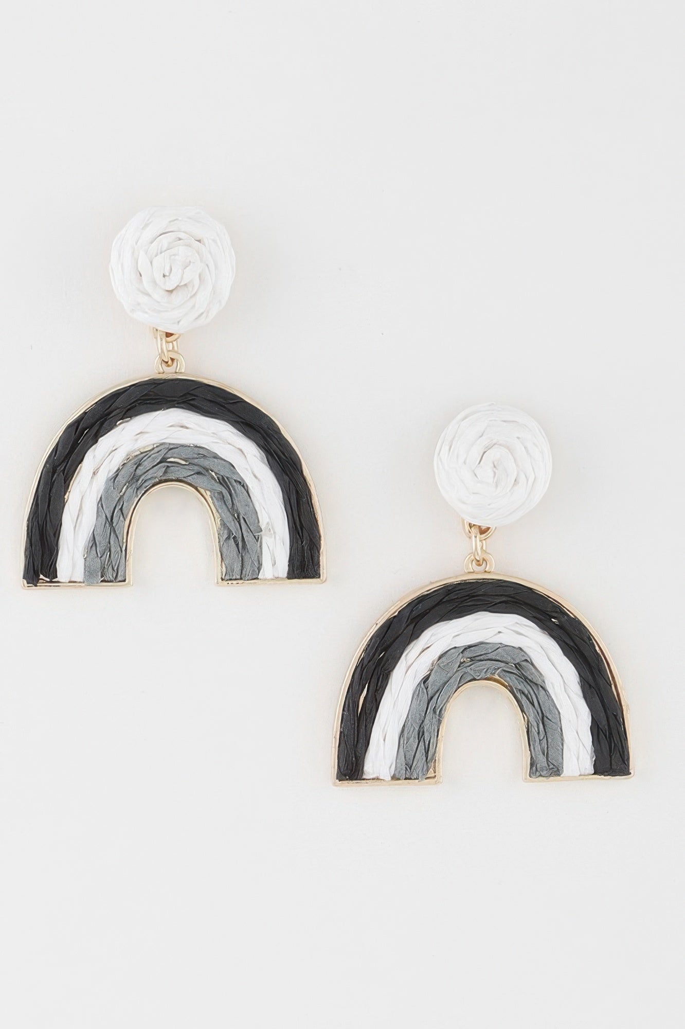 Triple Twisted Rainbow Earrings