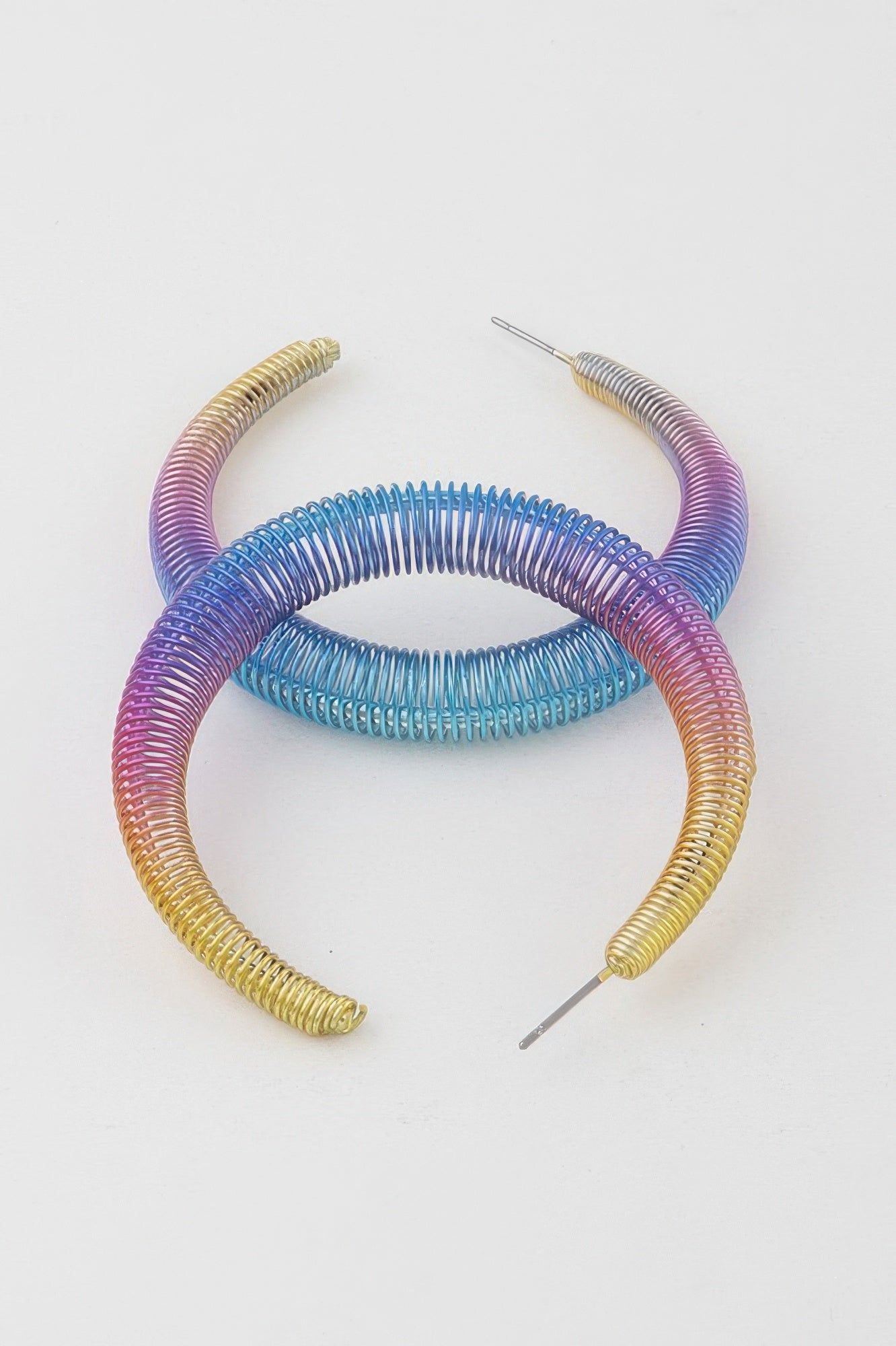 Wire Wrapped Hoop Earrings