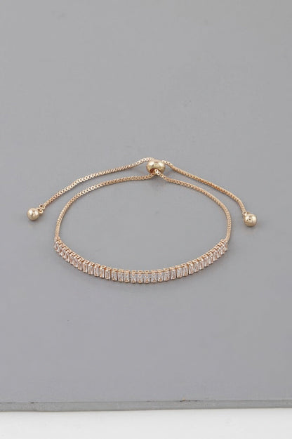 Classic Rhinestone Adjustable Bracelet