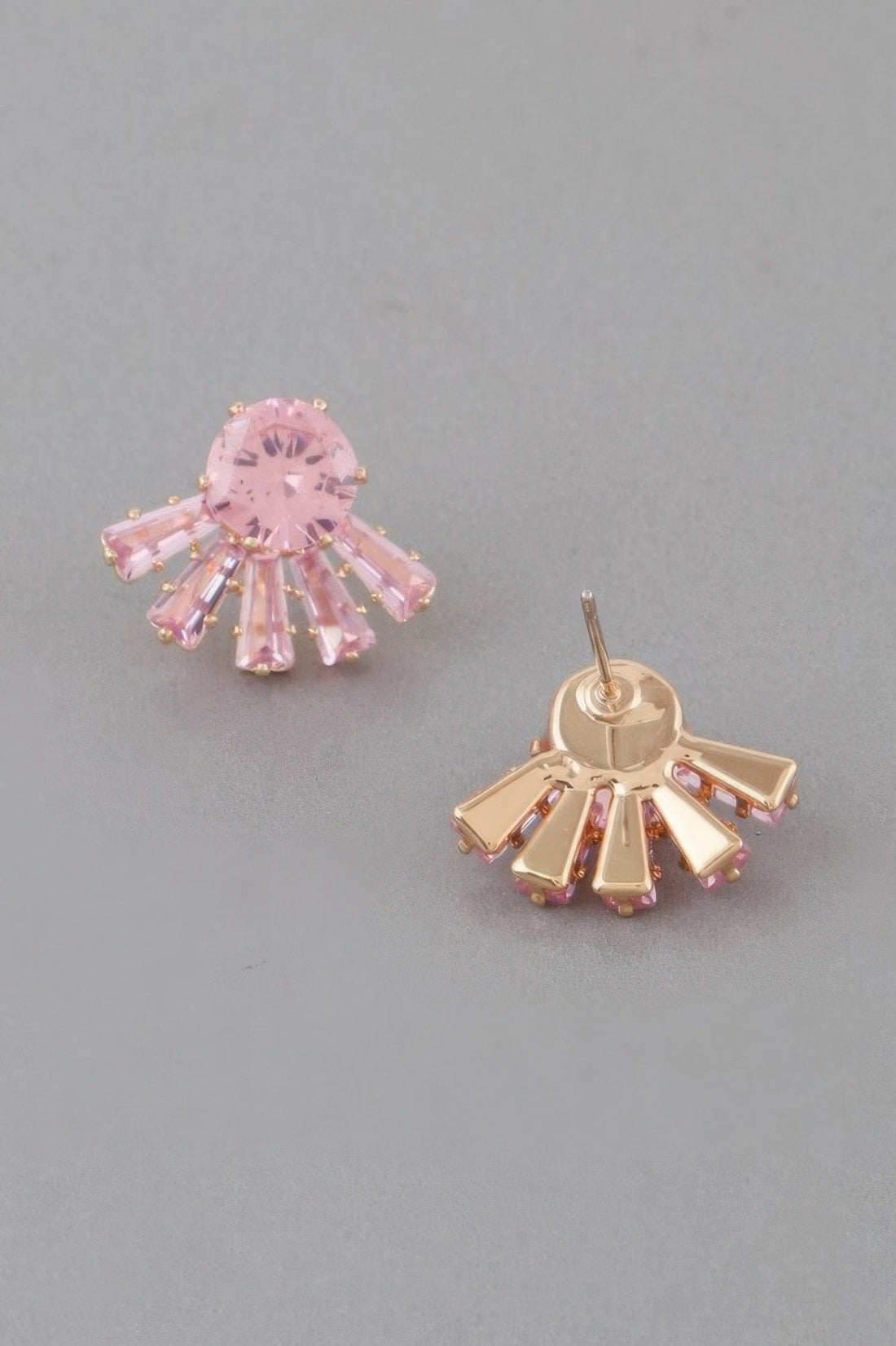 Crystal Flare Stud Earrings