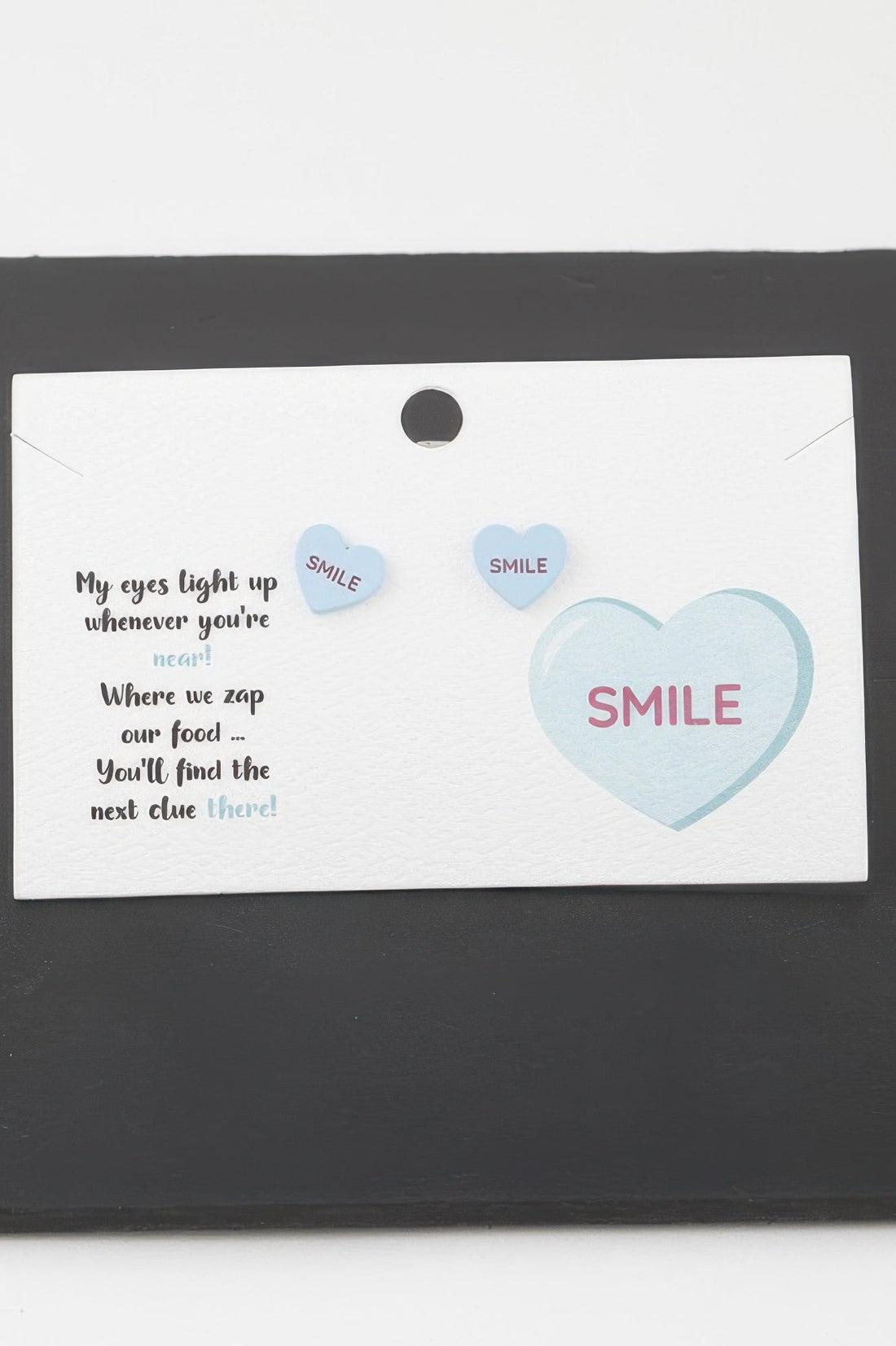 Smile Heart Stud Earrings