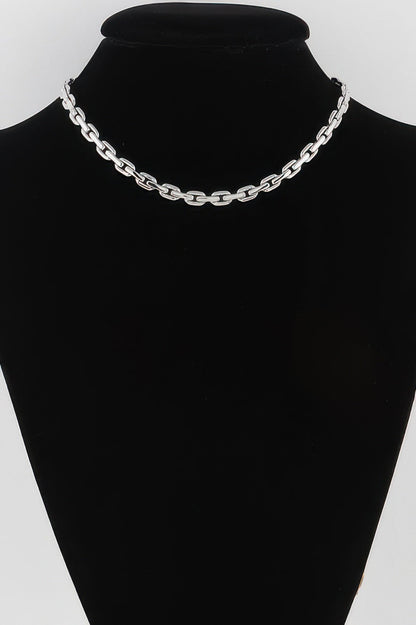 Solid Link Chain Necklace