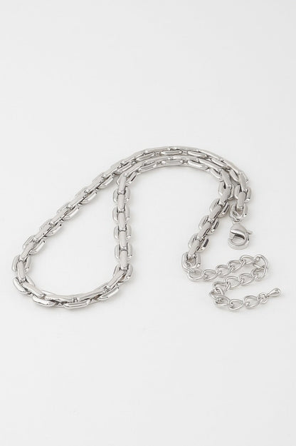 Solid Link Chain Necklace