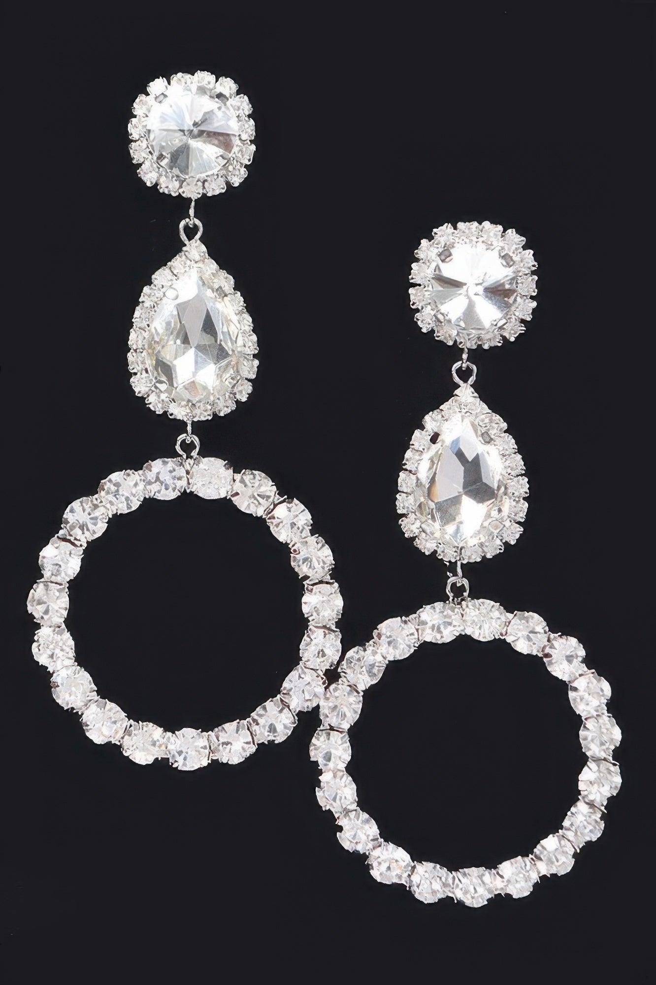 Rhinestone Dangle Earring