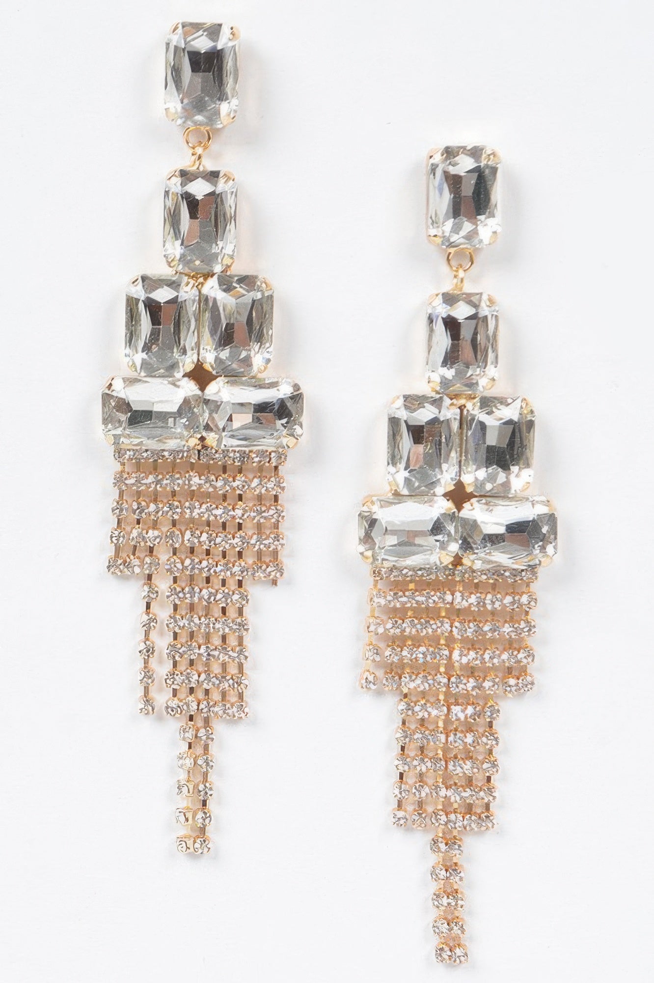Multi Stone Party Earrings