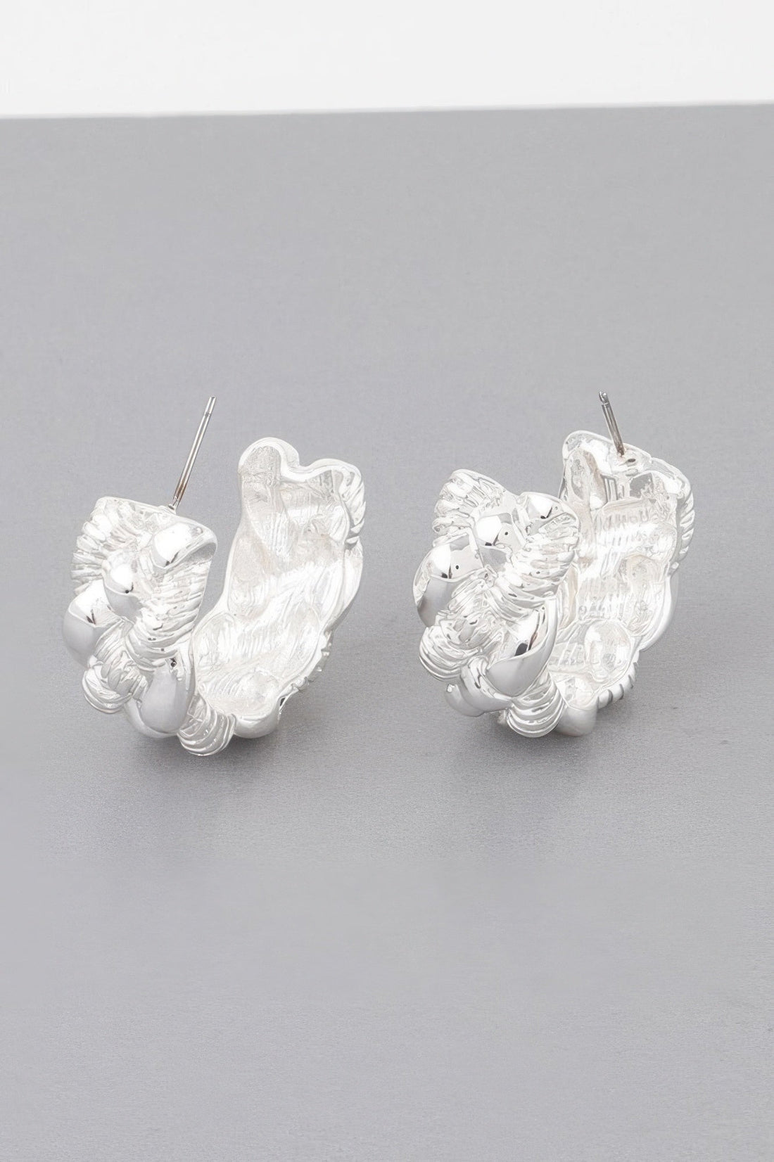 Braided Twist Hoop Earrings