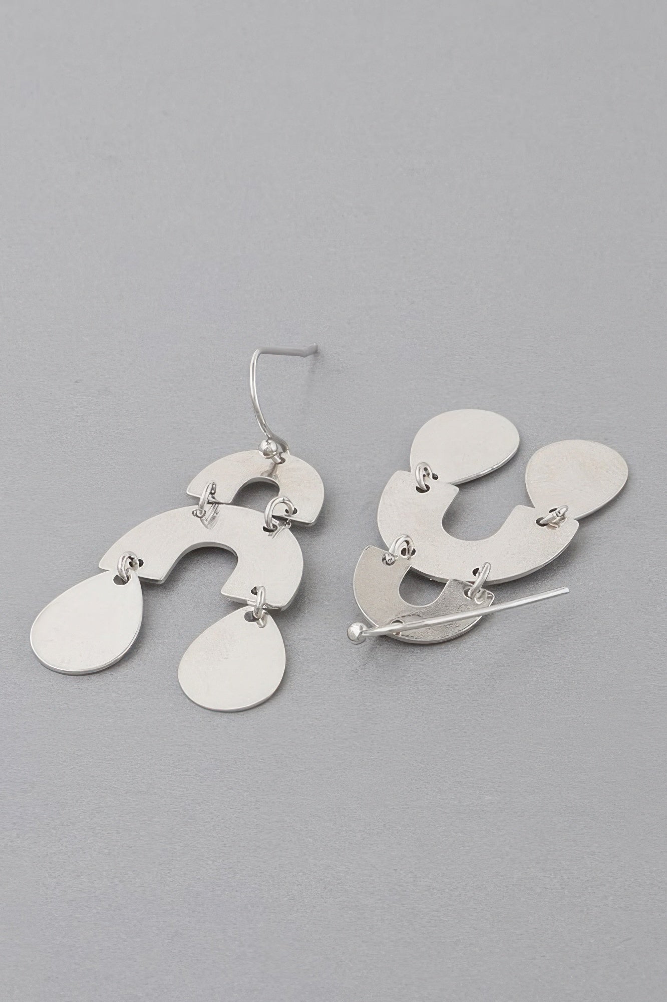 Double Arch Teardrop Earrings