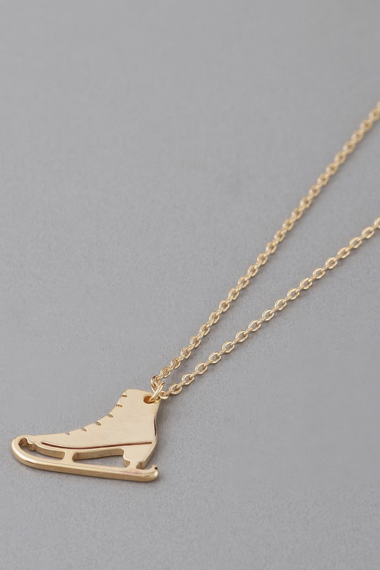 Ice Skates Pendant Necklace