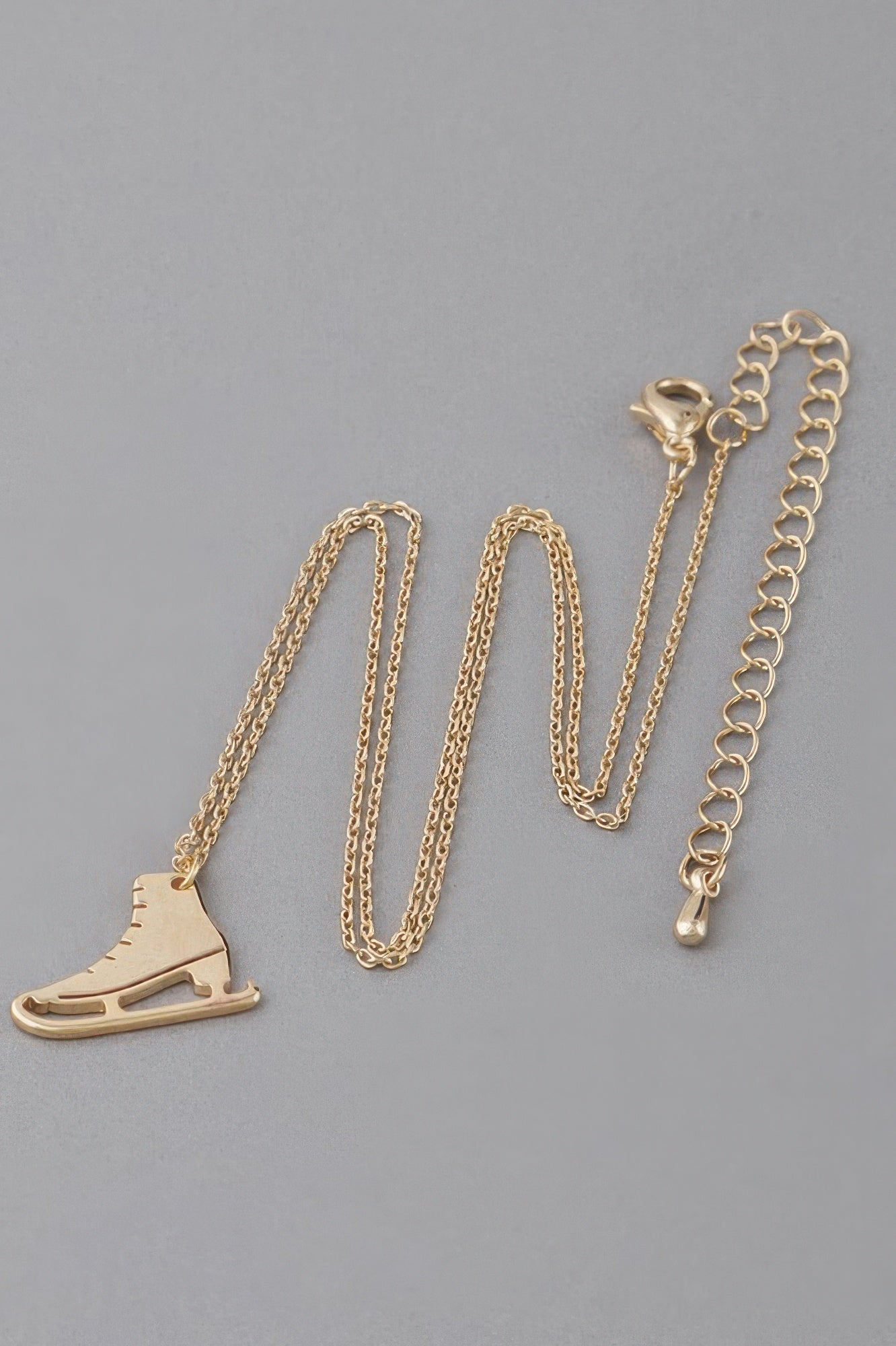 Ice Skates Pendant Necklace