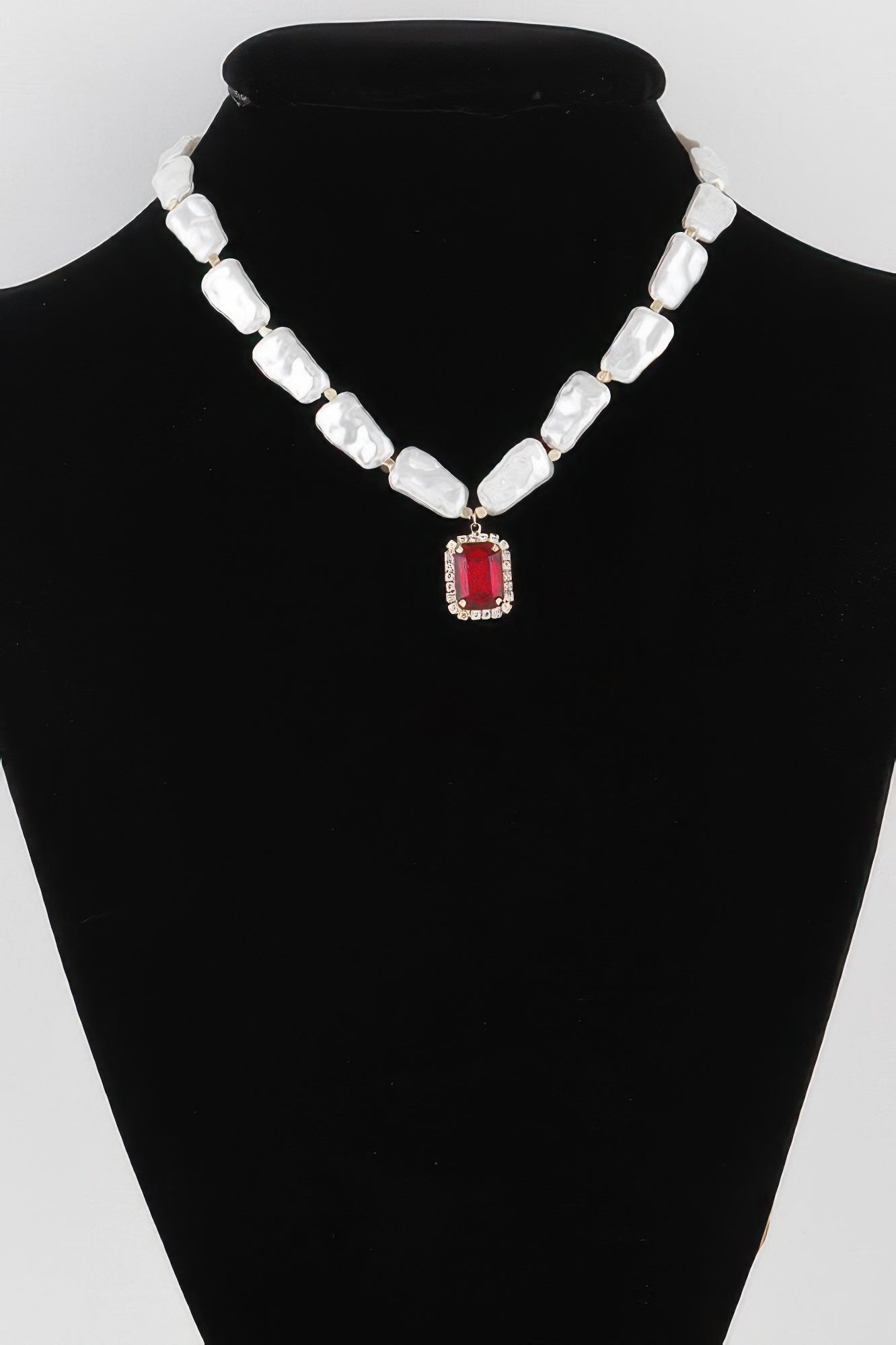 Multi Stone Pendant Necklace