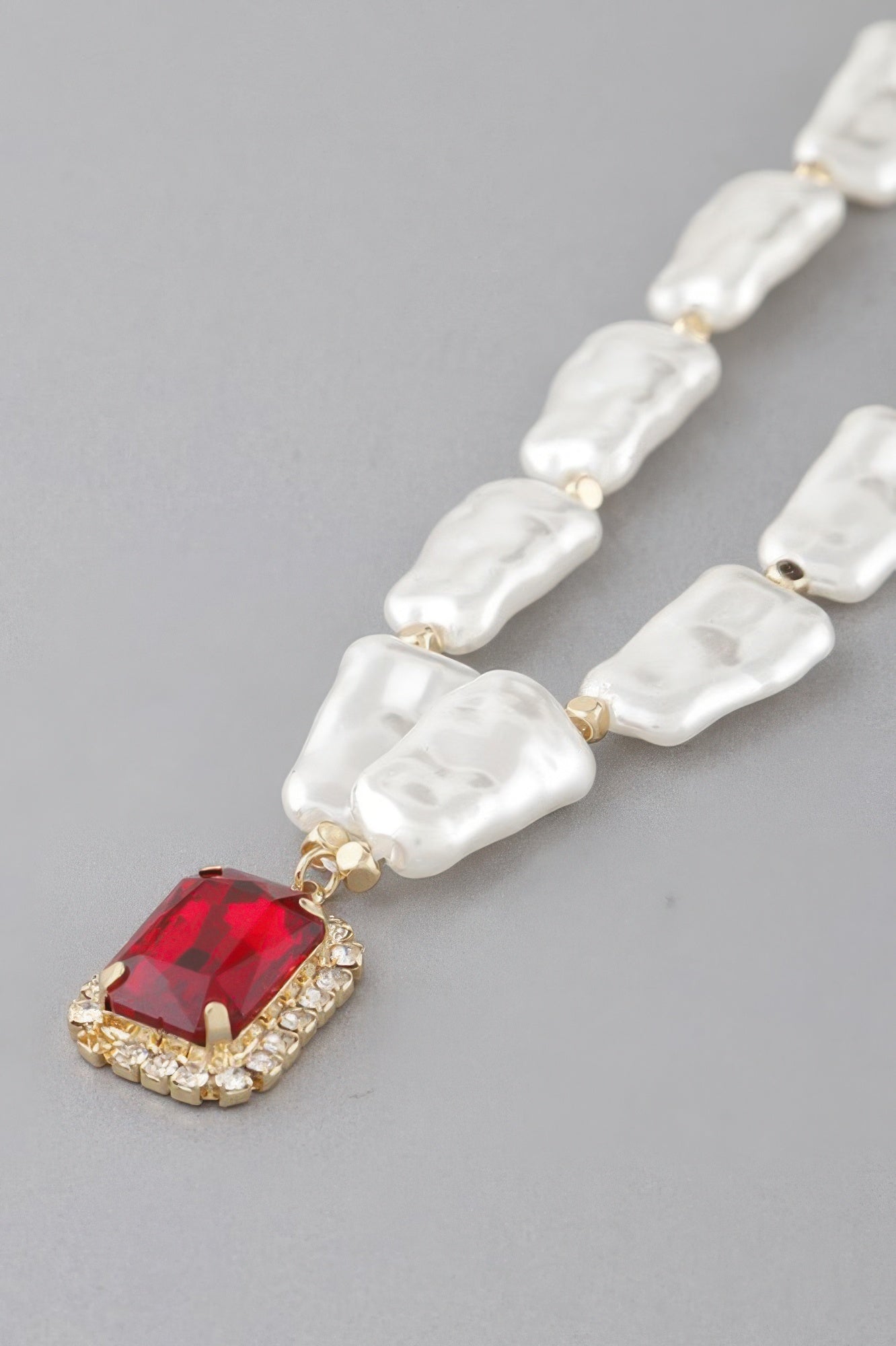 Multi Stone Pendant Necklace
